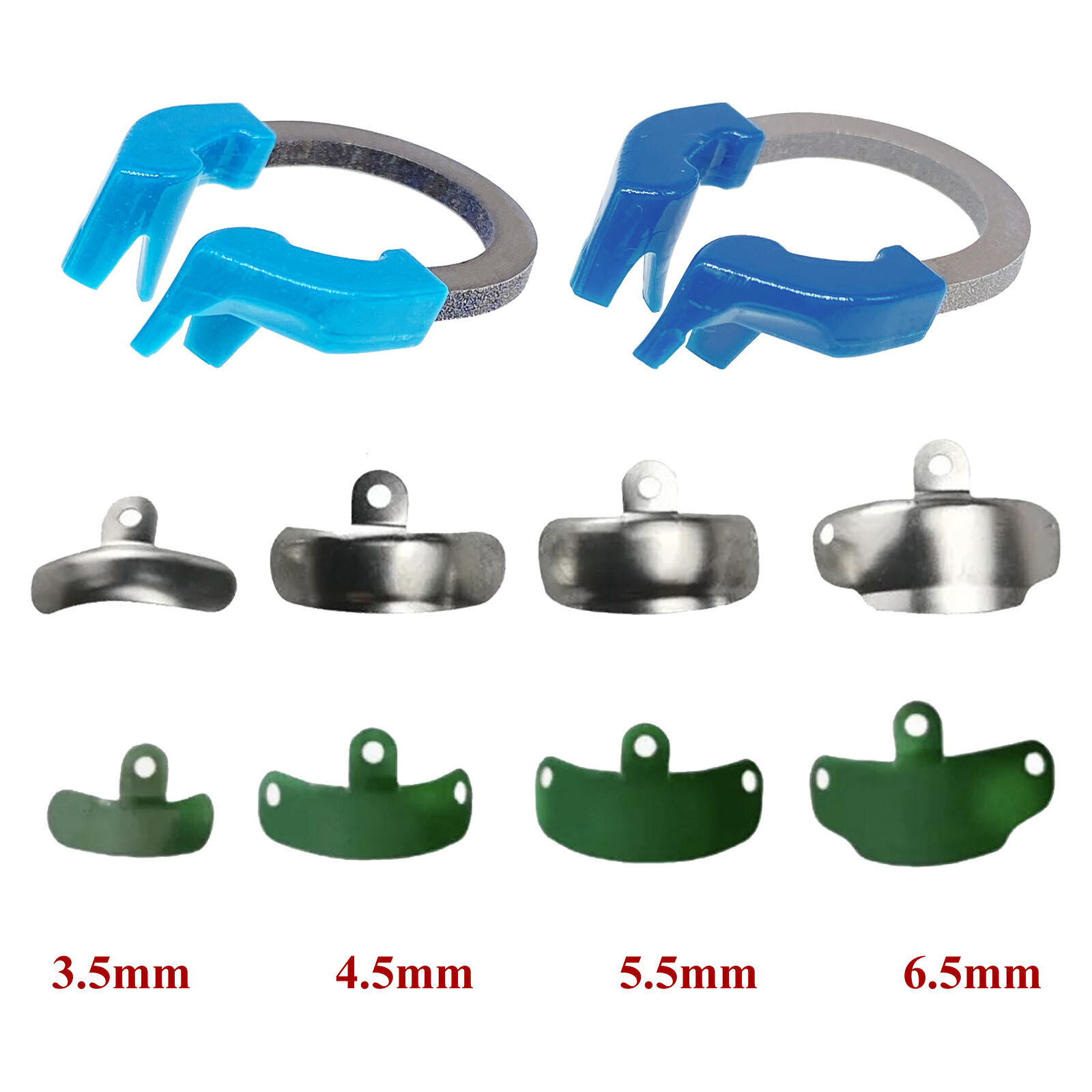 Dental Matrix Bands Ring Sectional Matrice Clamp Fit Garrison Palodent V3 System