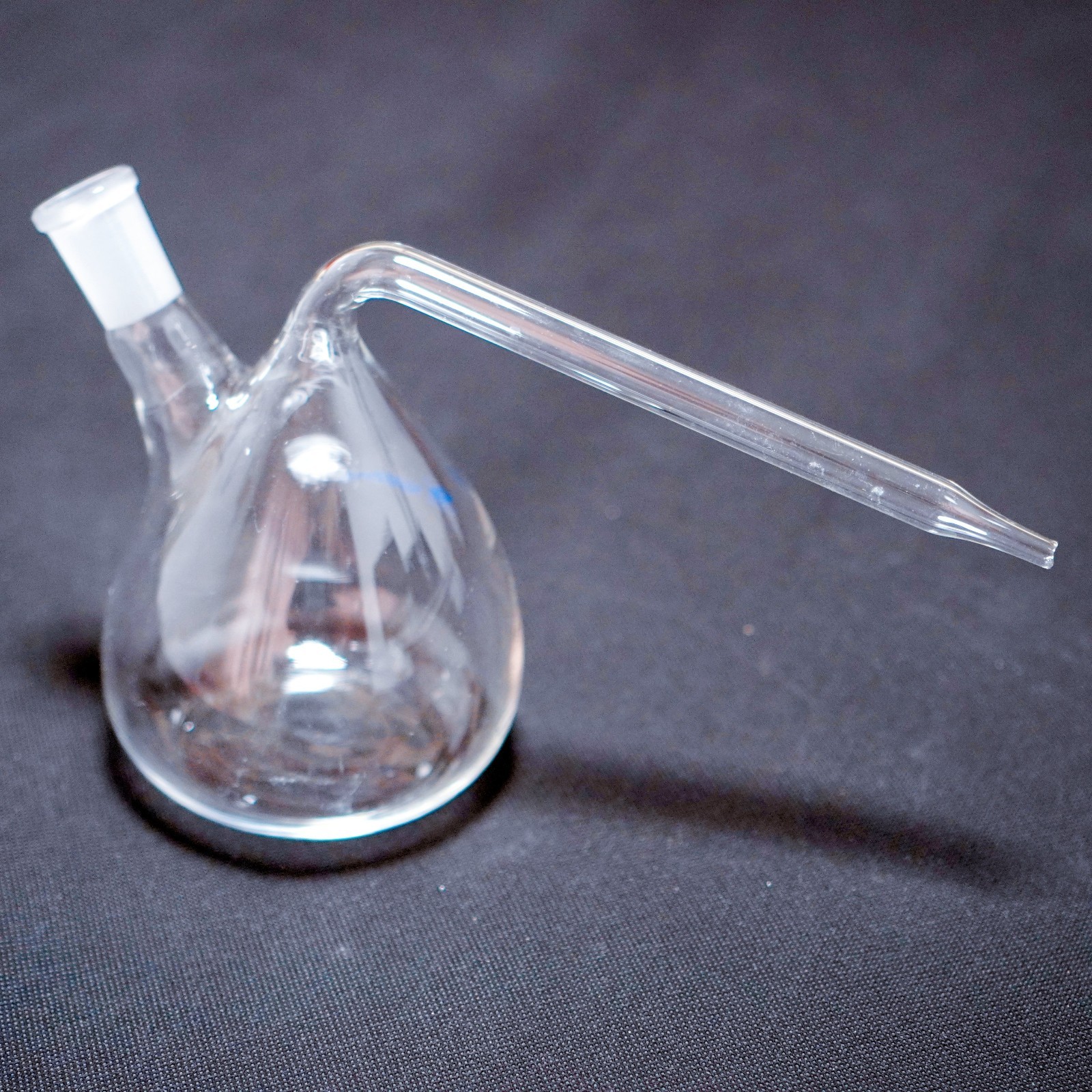 Lab glass retort flask distilling flask 1000 ml, 500 ml borosilicate glass