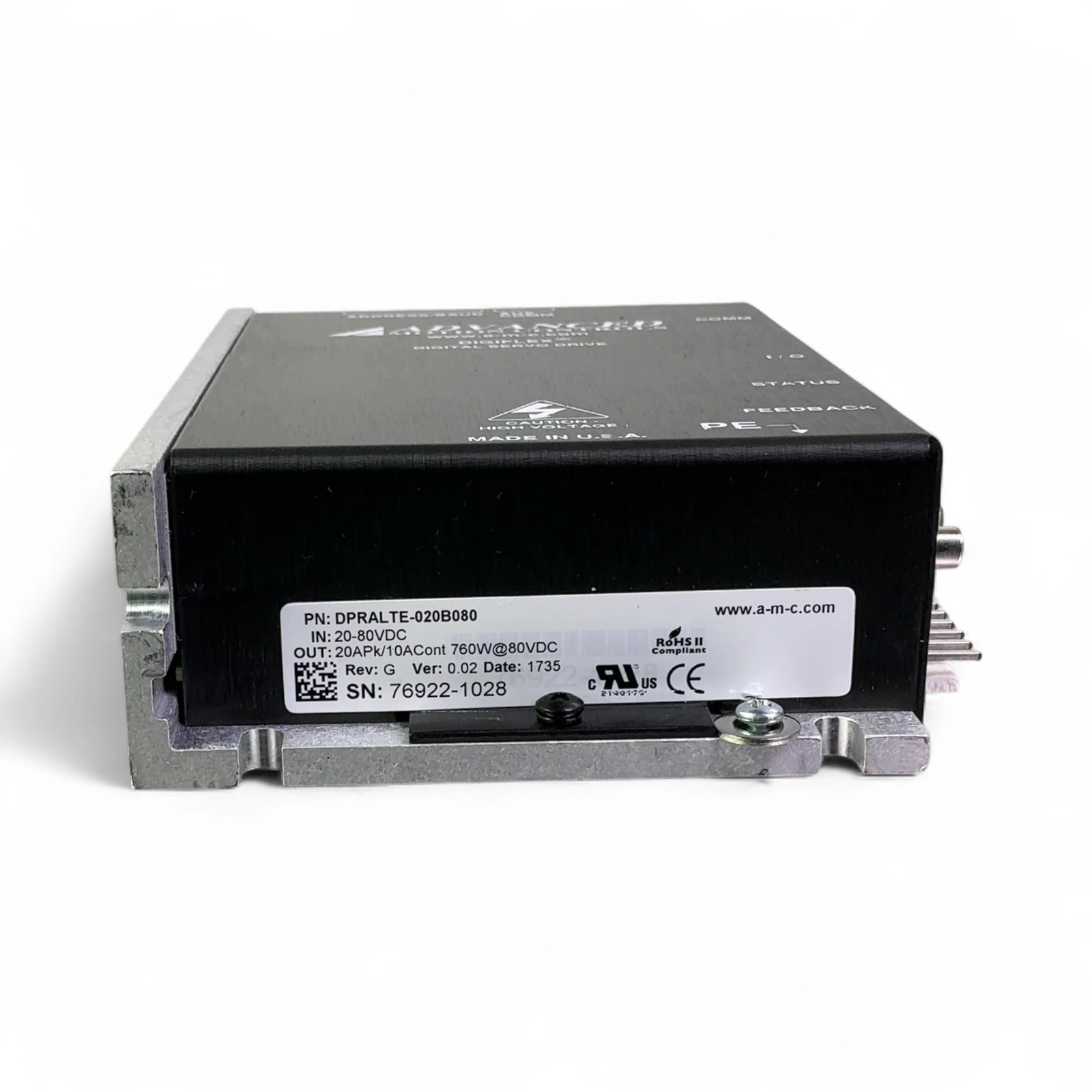 Advanced Motion Controls Digiflex Digital Servo Drive DPRALTE-020B080 USED (BO!)