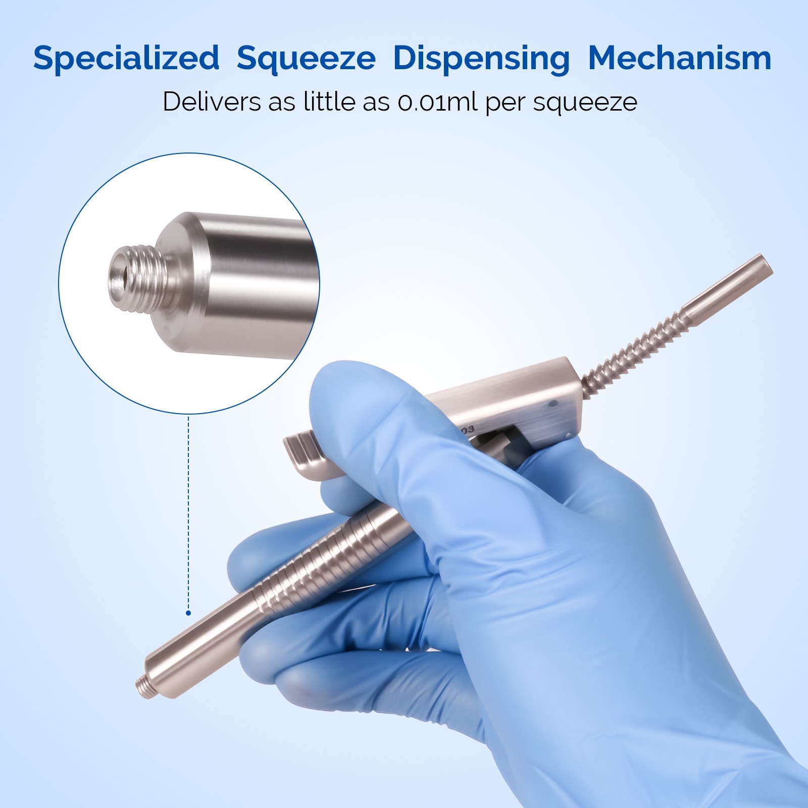 JMU 1.8ml Dental Aspirating Syringe Stainless Steel Reusable Anesthesia Tool