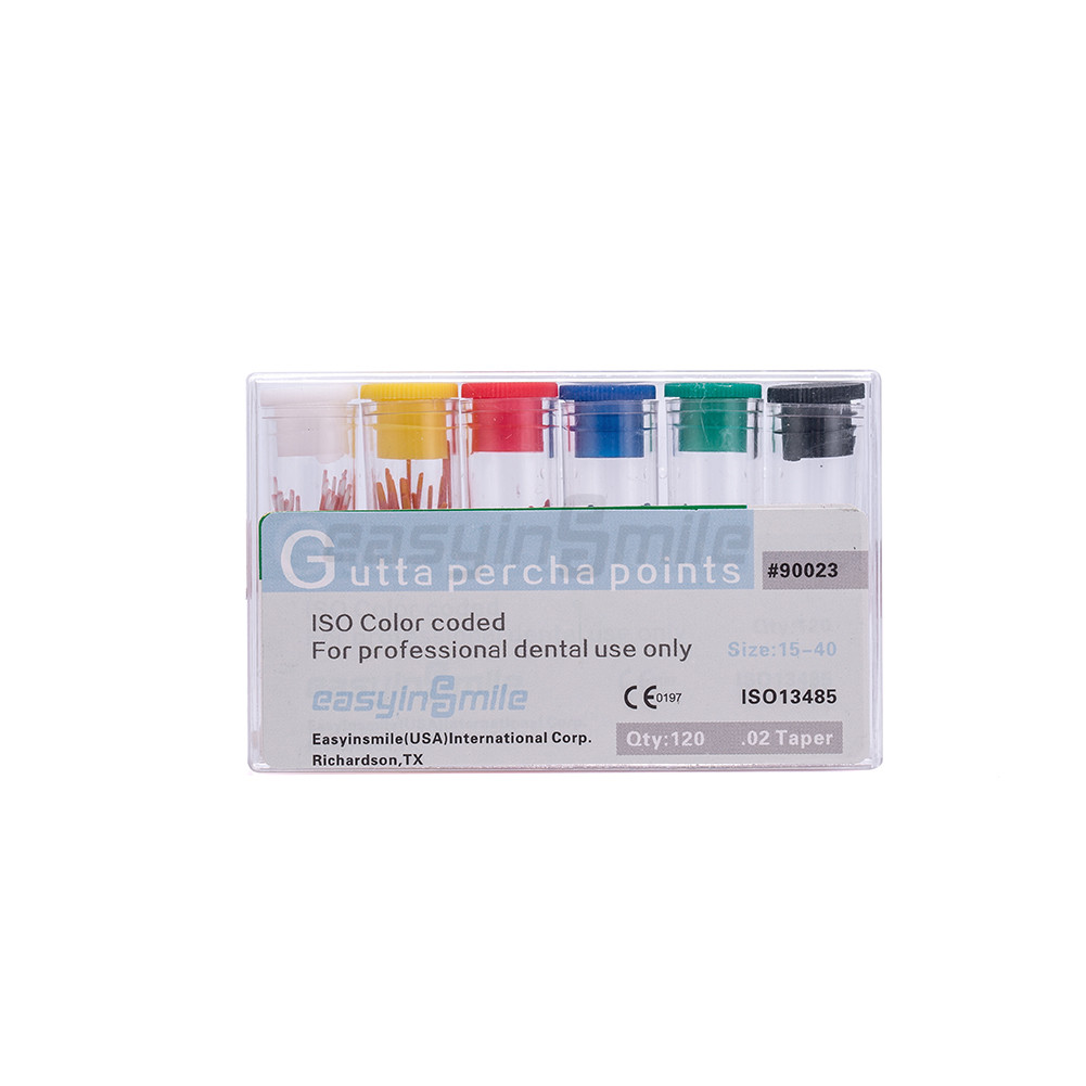 Dental Gutta Percha Points Sterile Endodontic Root Canal .02/.04/.06Taper 15#-80
