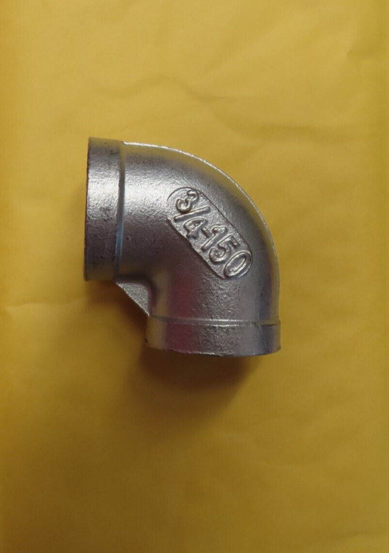 90 Degree Elbow #304 Stainless Steel 3/4″ NPT Smith Cooper #S3014E NEW
