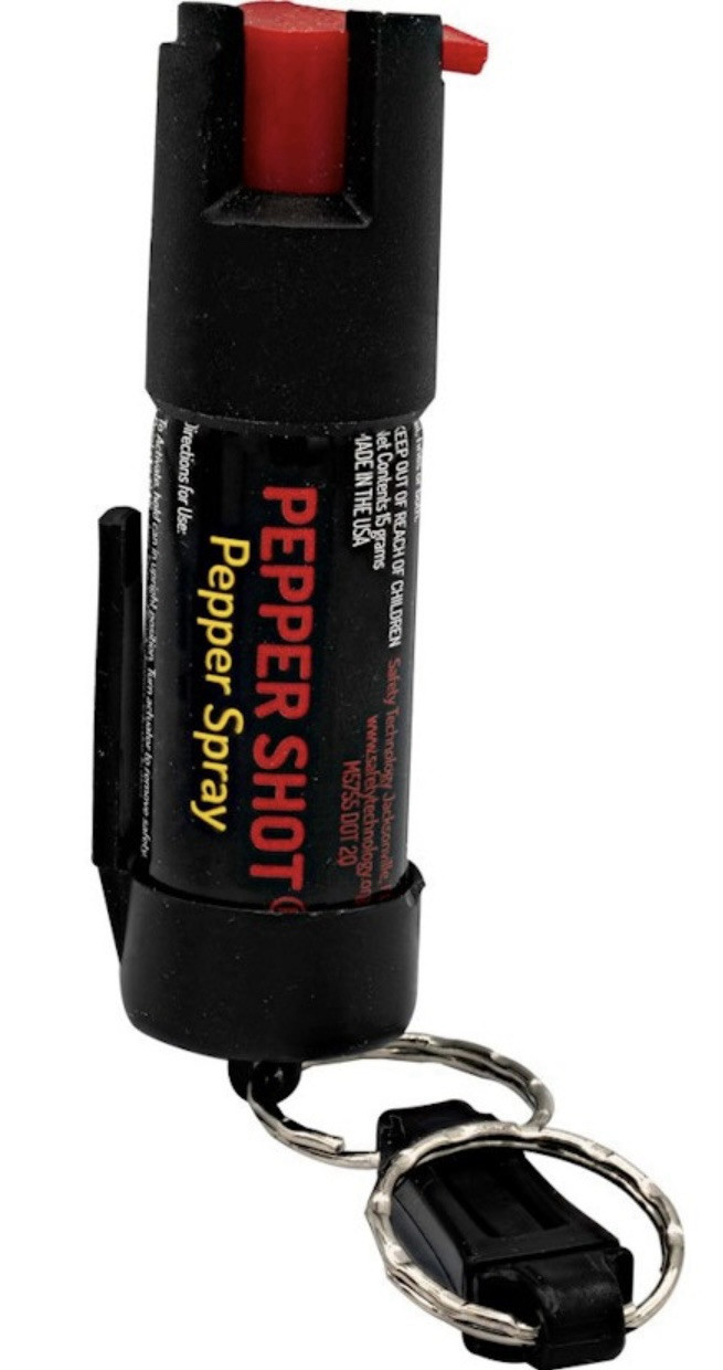 ULTRA HOT Police pepper spray 1/2oz ounce Safety Lock Personal Defense Security