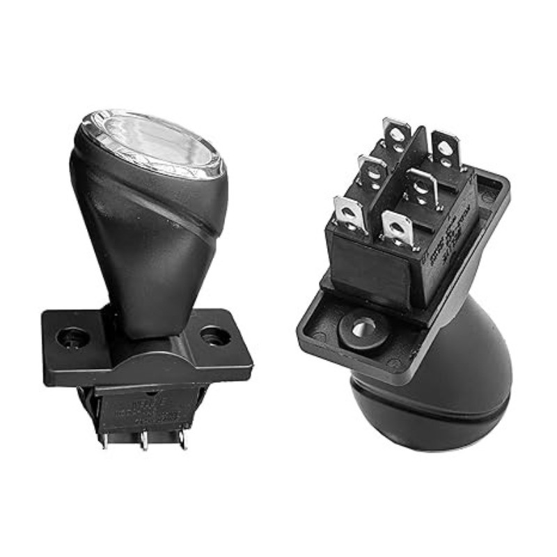 2Pcs Forward Reverse Switch, Automatic Reset Joystick Toy Bumper Car Replacement