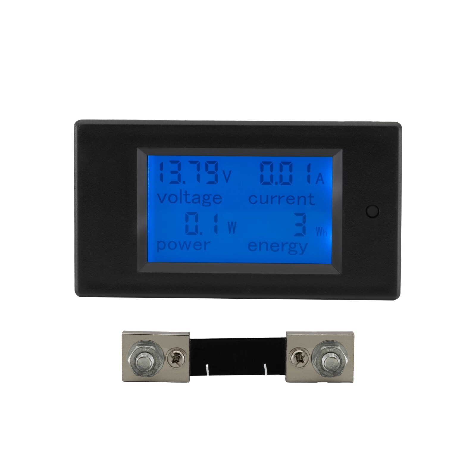 RV Power Usage Meter Measures Amps Watts Volts 12-100V DC Ammeter