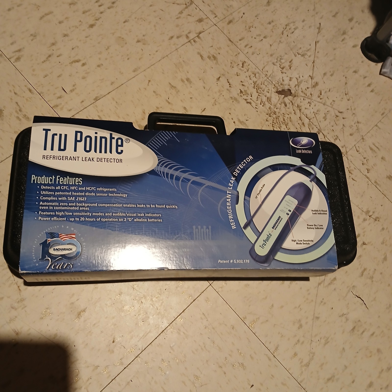 Bacharach 0019-8106 Tru Pointe Refrigerant Leak Detector Mint Condition