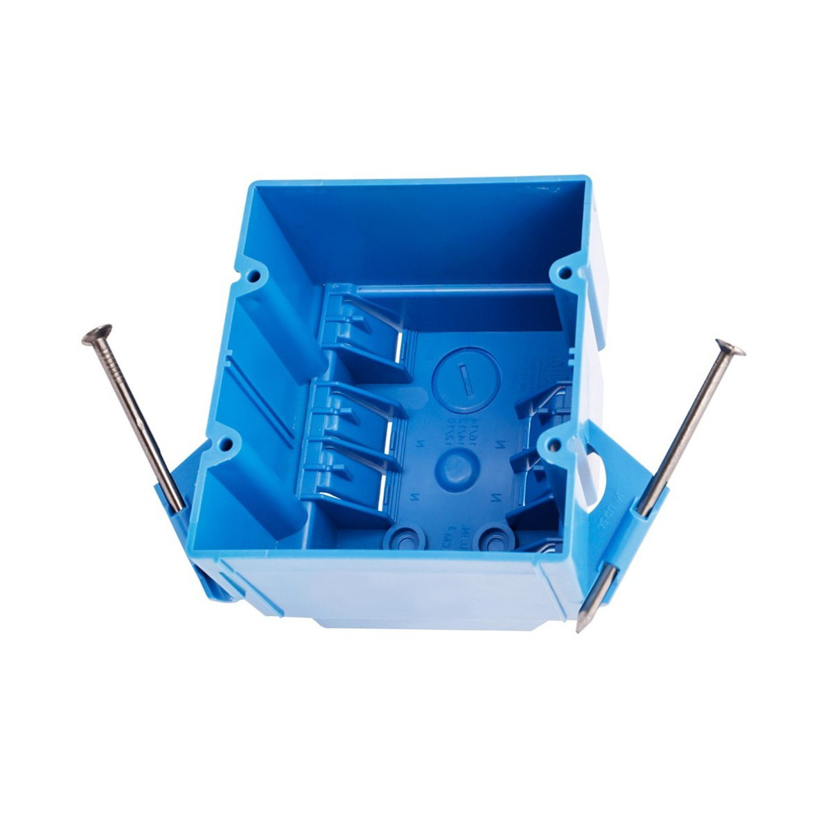 5-Pack 2-Gang Electrical Outlet/Switch Box 32 Cu In New Work Double Gang Blue