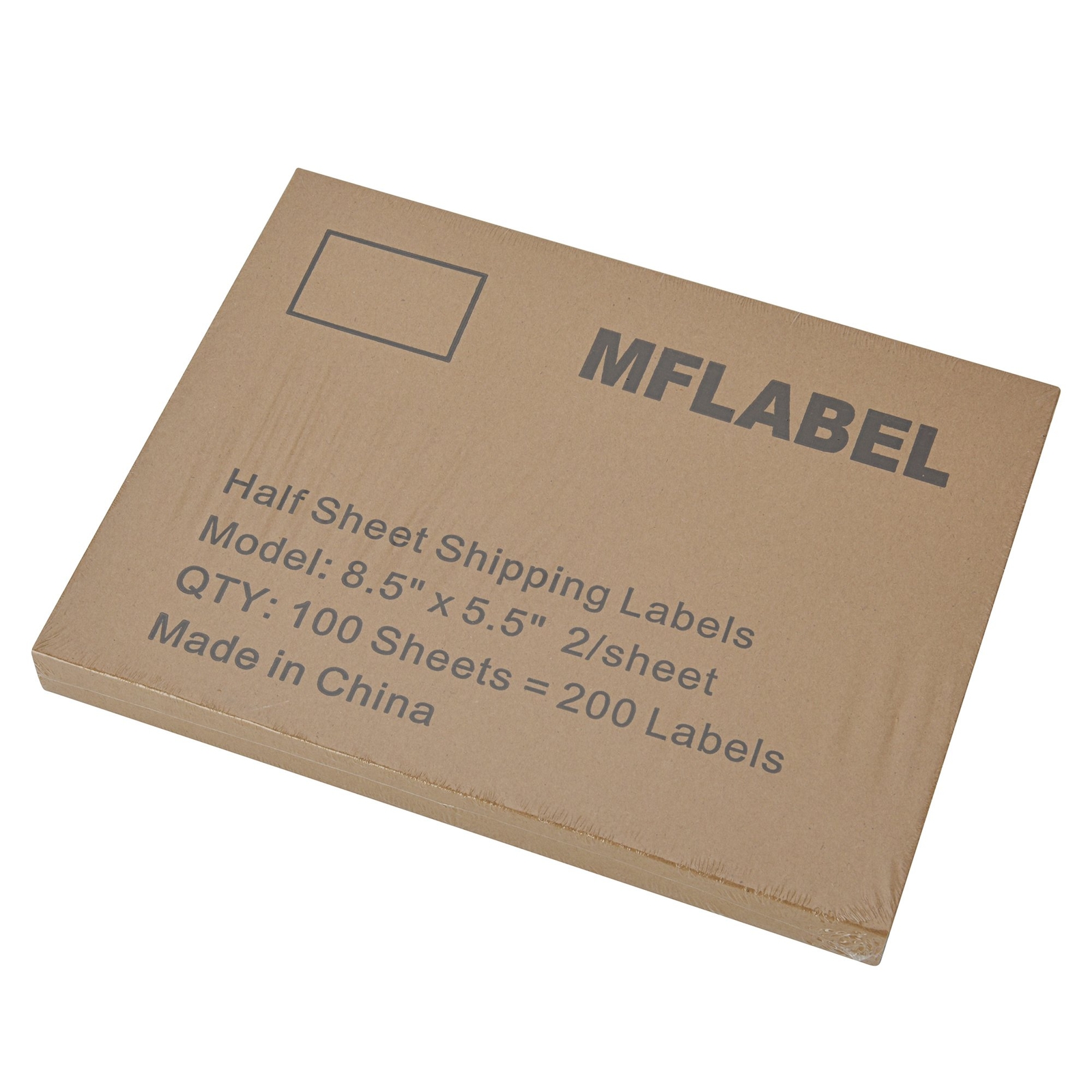 Premium 8.5×5.5 Rounded Corner Shipping Postage Labels Half Sheet Self Adhesive