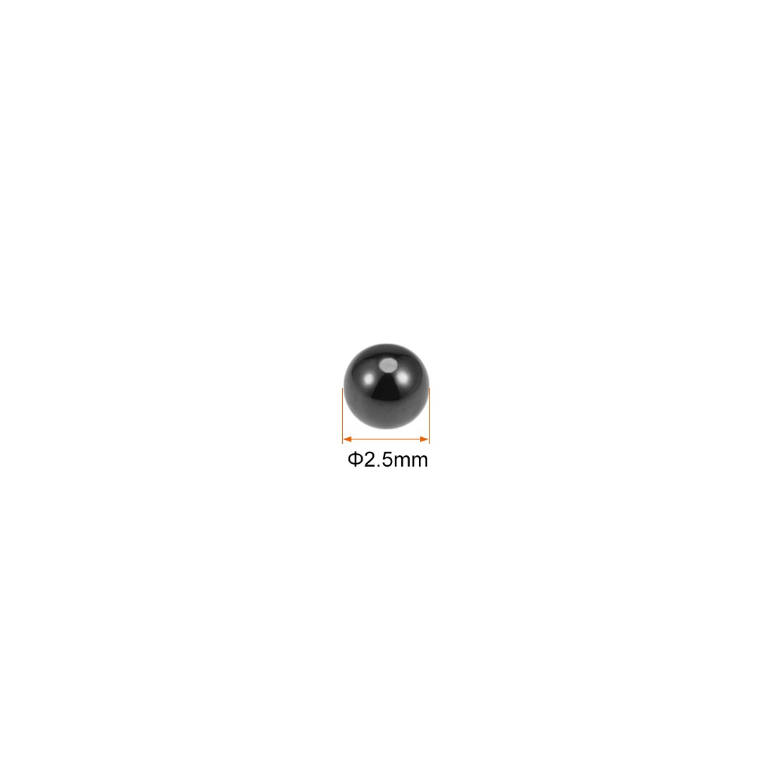 2.5mm Ceramic Bearing Balls Si3N4 Silicon Nitride Ball G5 Precision 10pcs