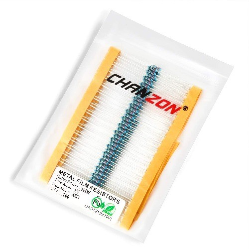 100pcs 1/4W 0.25W 22 Ohm Metal Film Fixed Resistor 0.01 1 Tolerance 22R MF