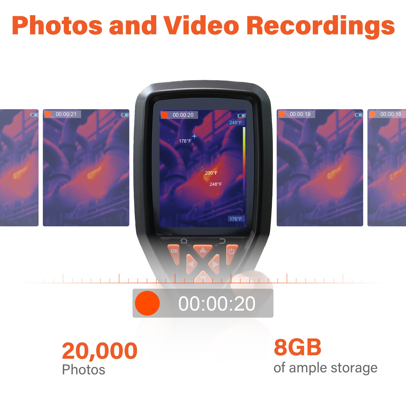 ANXTECH Infrared Thermal Imager Temperature Imaging Camera IR Resolution