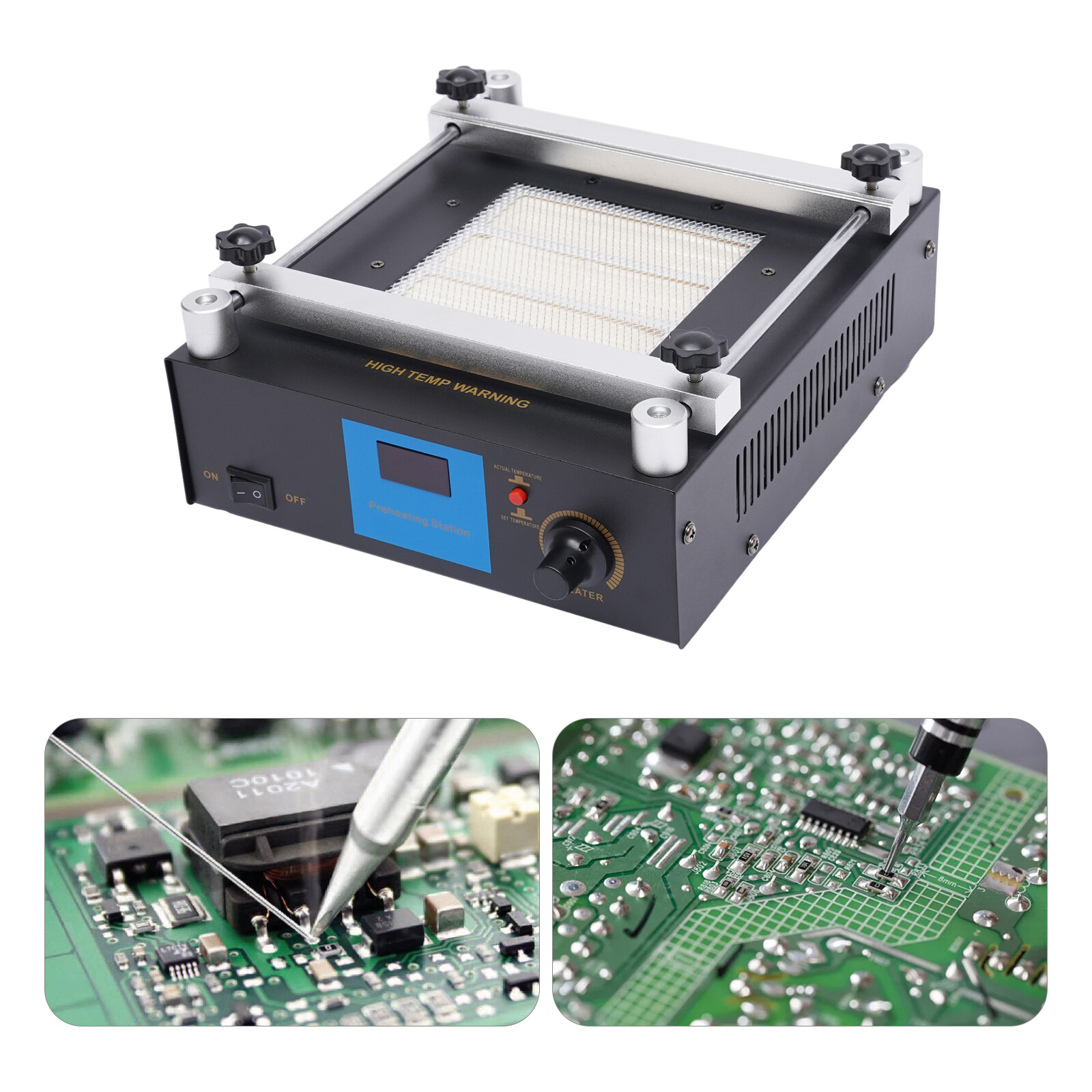 YIHUA 853A Infrared Preheater BGA Rework Station Preheating Station 450W TOP