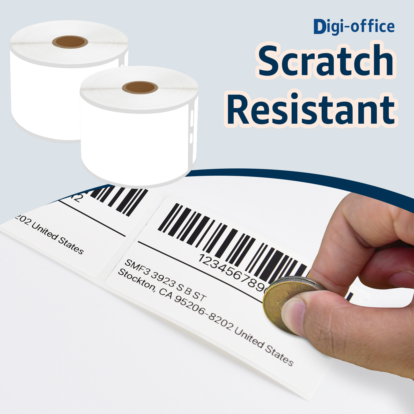 Book Spine Labels 1″ x 1-1/2″ for Dymo LabelWriter 30347 25mm x 38mm Tapes