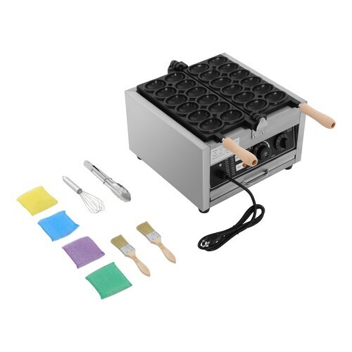 Egg-Shape Waffle Making Machine Mini Electric Waffle Making Baking Machine 1800W