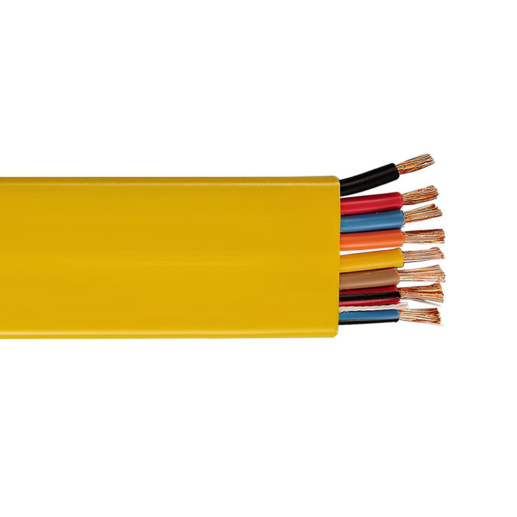 14/8 Flat Festoon Cable Yellow PVC Jacket UL CSA 600V