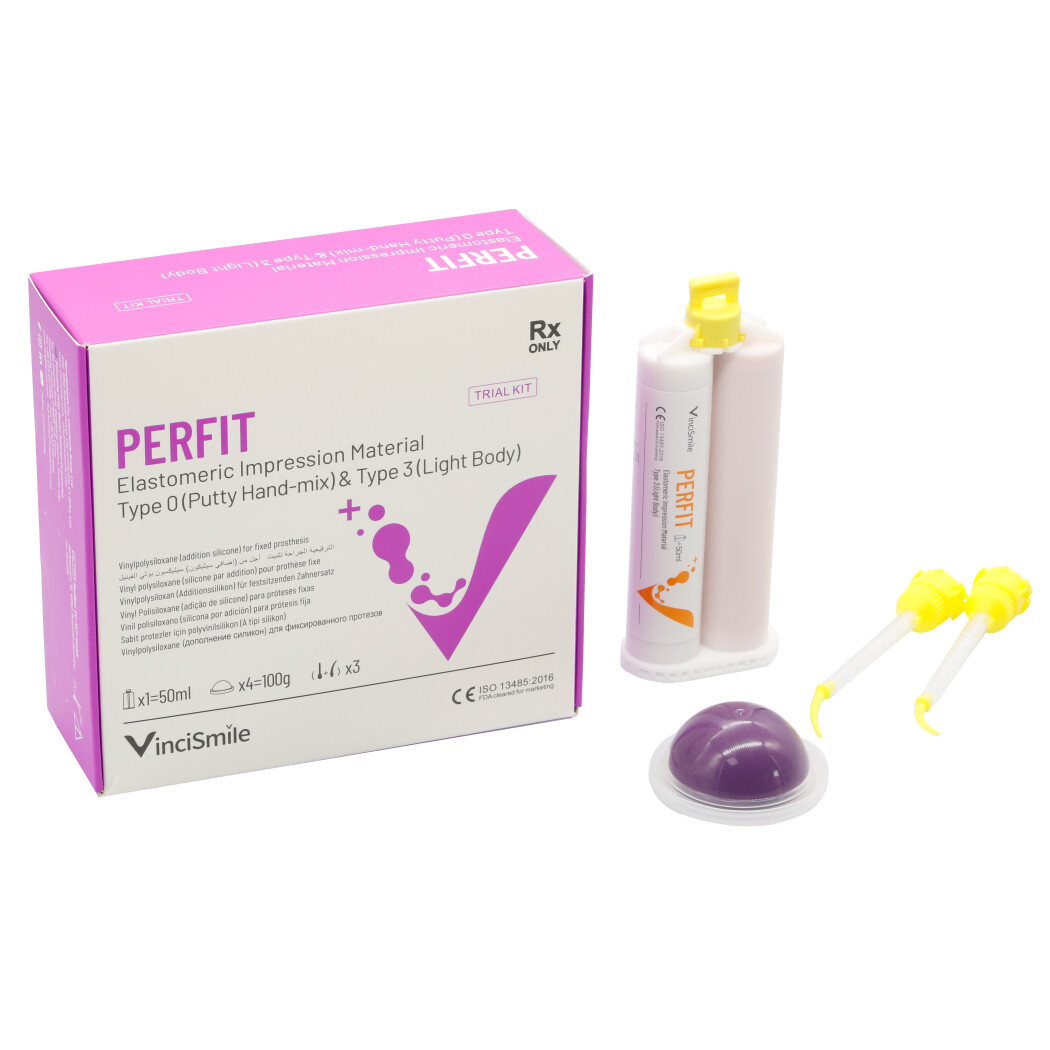Dental Impression Material Light Body Dispenser mix + Putty Hand-Mix Fast Normal