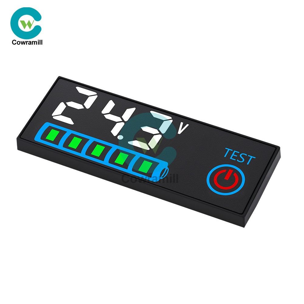 DC 7-55V LED Indicator Voltage Acid/Li-ion Universal Battery Charge Indicator