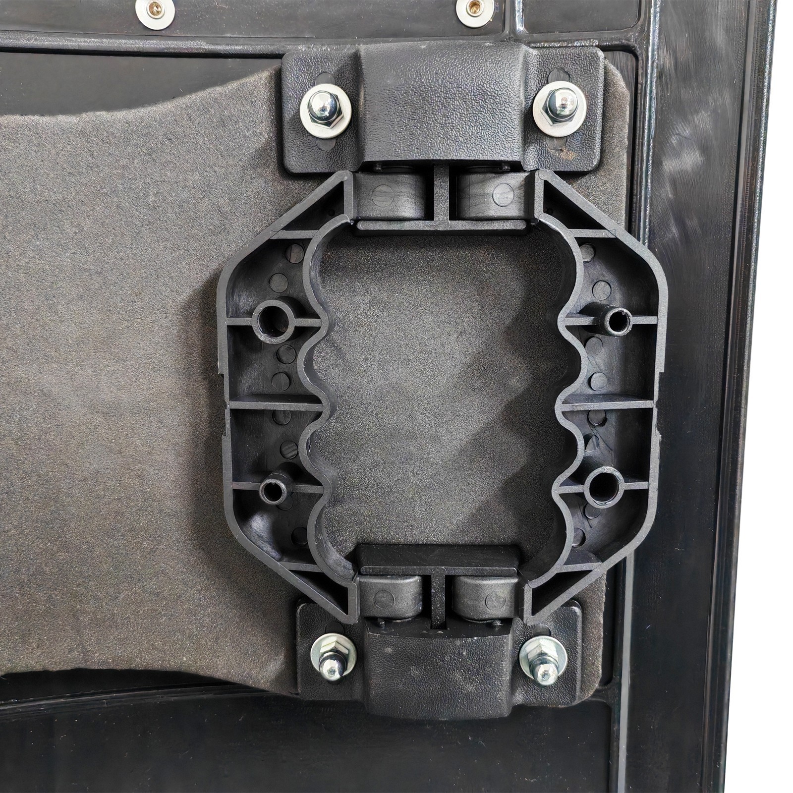 Black Four-Hole PC Riot Shield Security Protection High-quality PC Materials