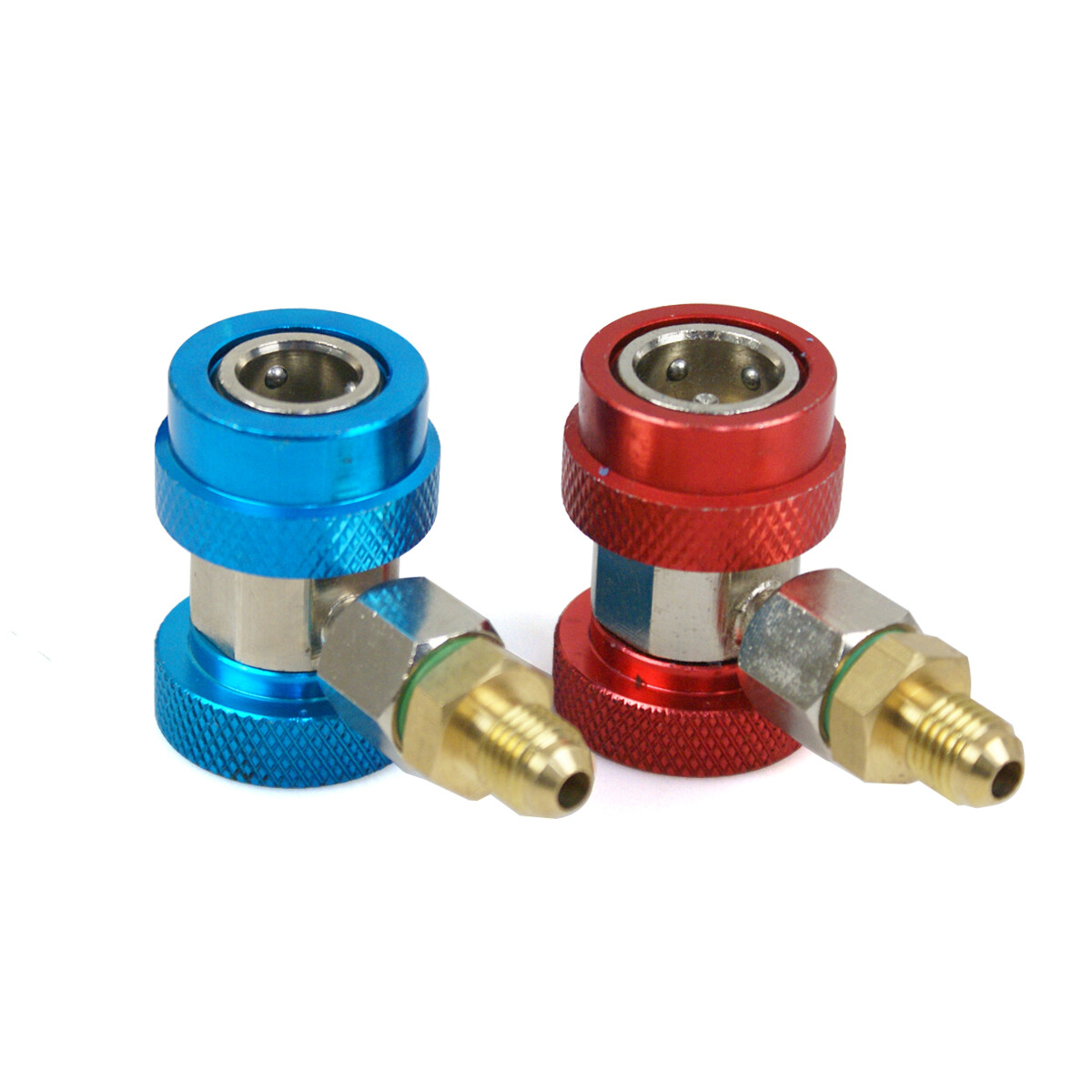 Air Refrigeration Kit HVAC A/C R134A R410A R22 AC Manifold Gauge Set Brass