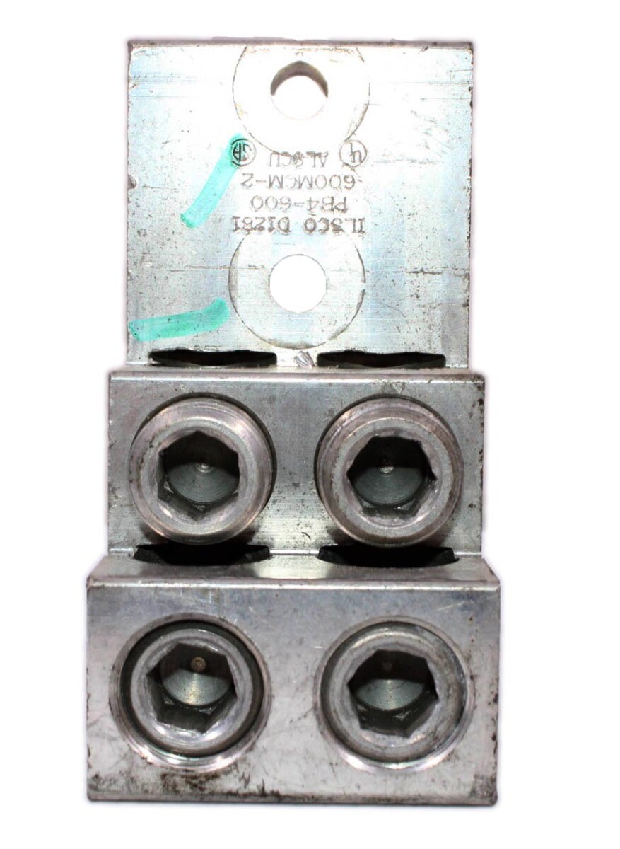 Ilsco PB4-600 ClearChoice® Stacked Panelboard Lug | 4-Port | 600 MCM – 2 AWG