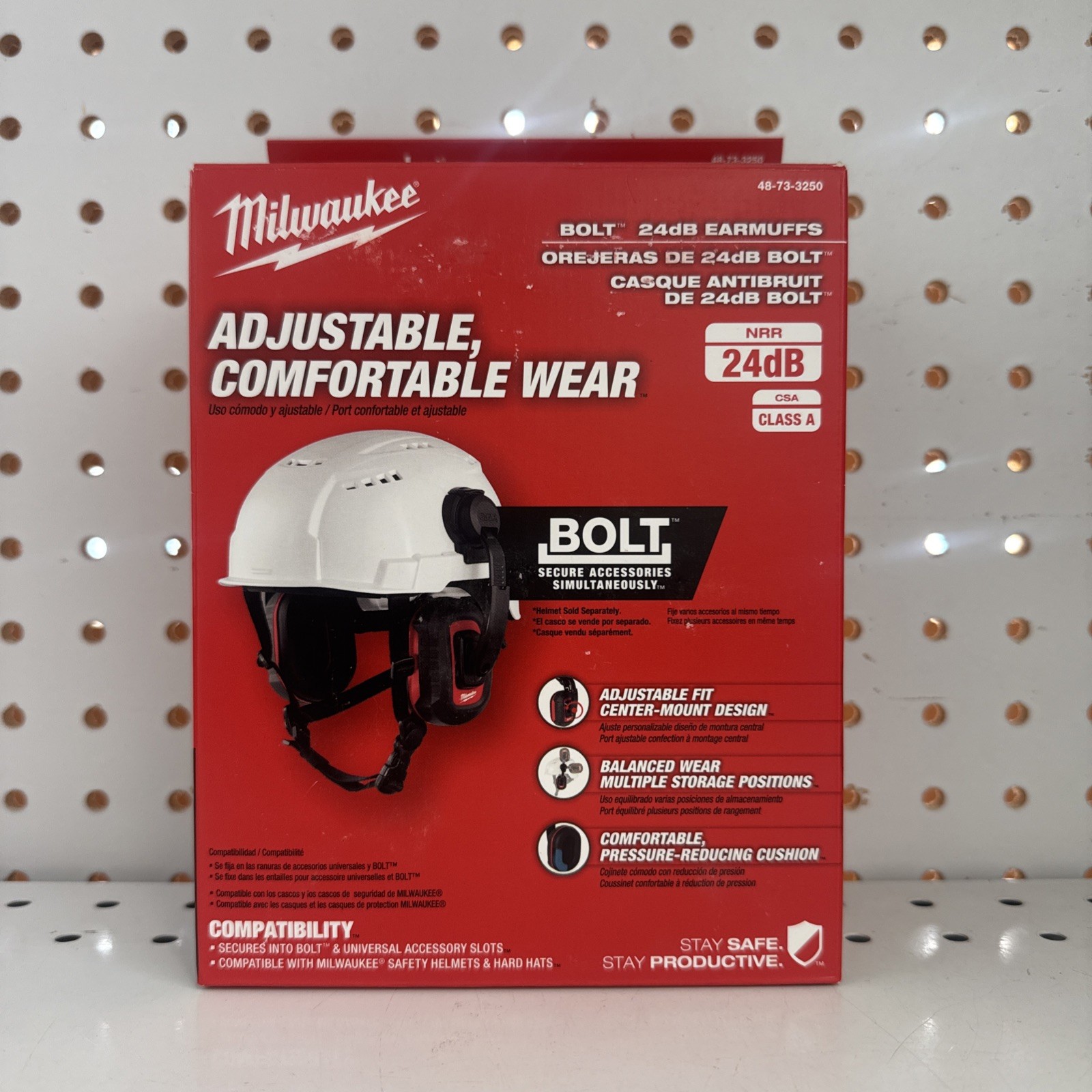Milwaukee 48-73-3250 BOLT 24dB Adjustable Comfortable Wear