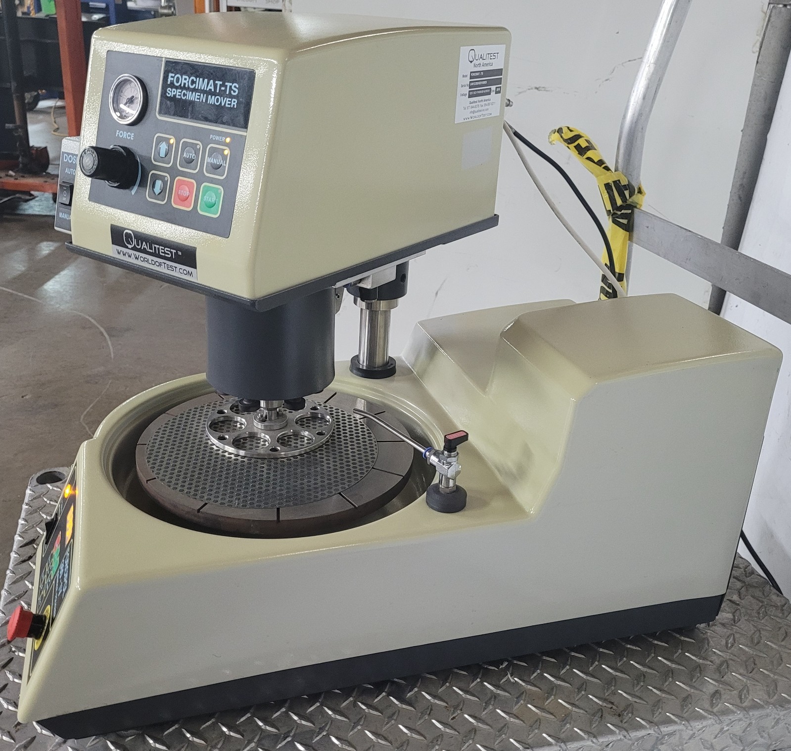 Metkon Qualitest Forcimat-TS & Forcipol 300 1V Semi-Auto Sample Polisher/Grinder