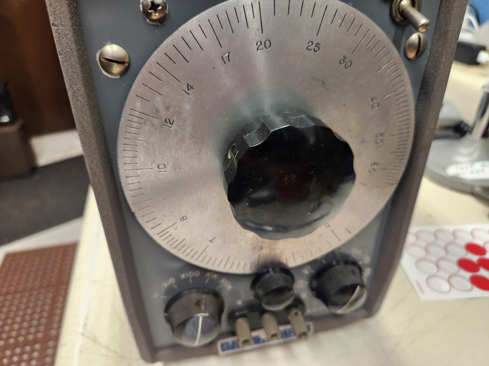 HP 200C Audio Oscillator 5 Hz – 60kHz Vintage Test Equipment Untested,