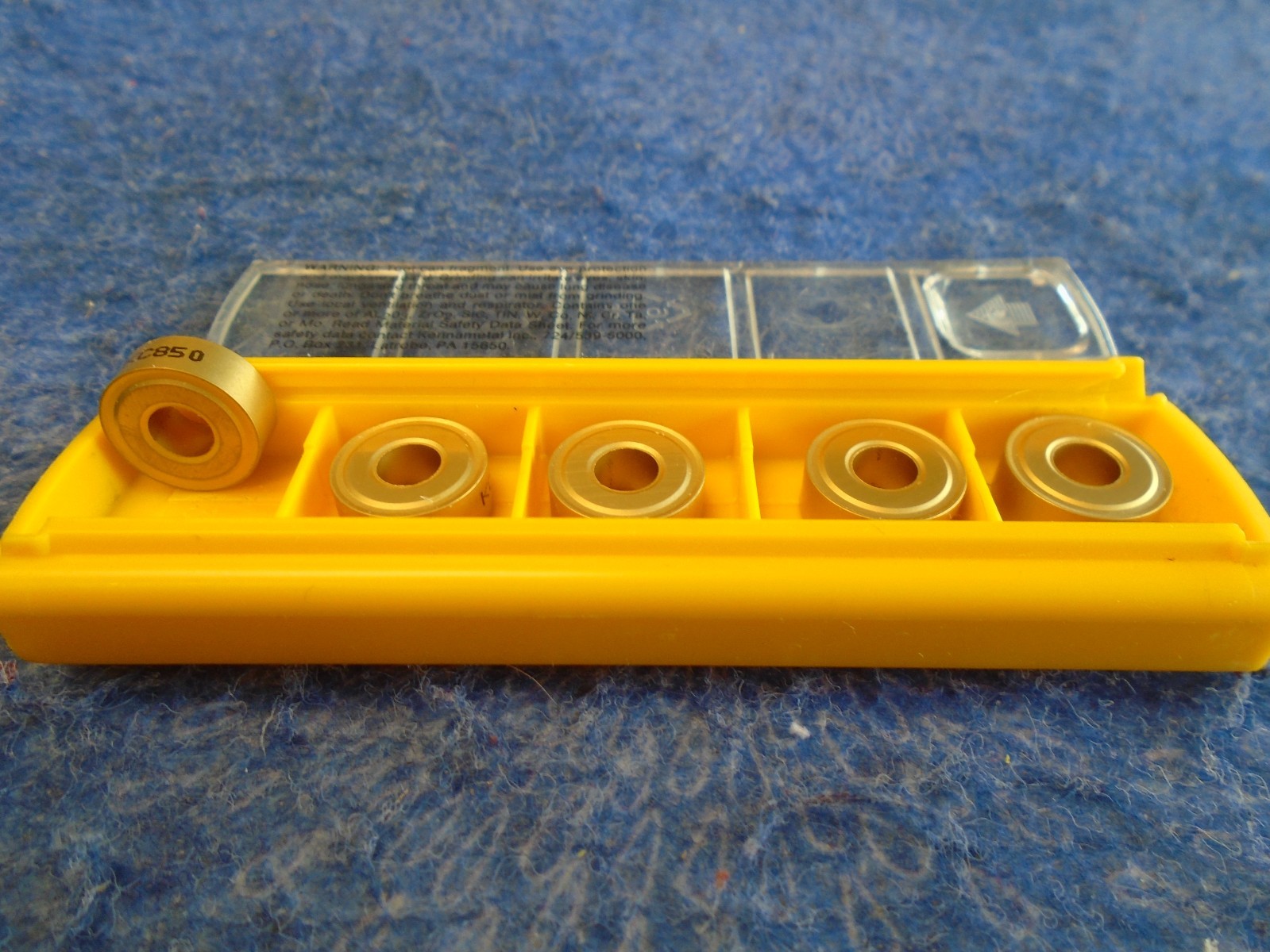 KENNAMETAL RNMG120400 KC850 RNMG43 CARBIDE INSERTS 5 PC – NEW