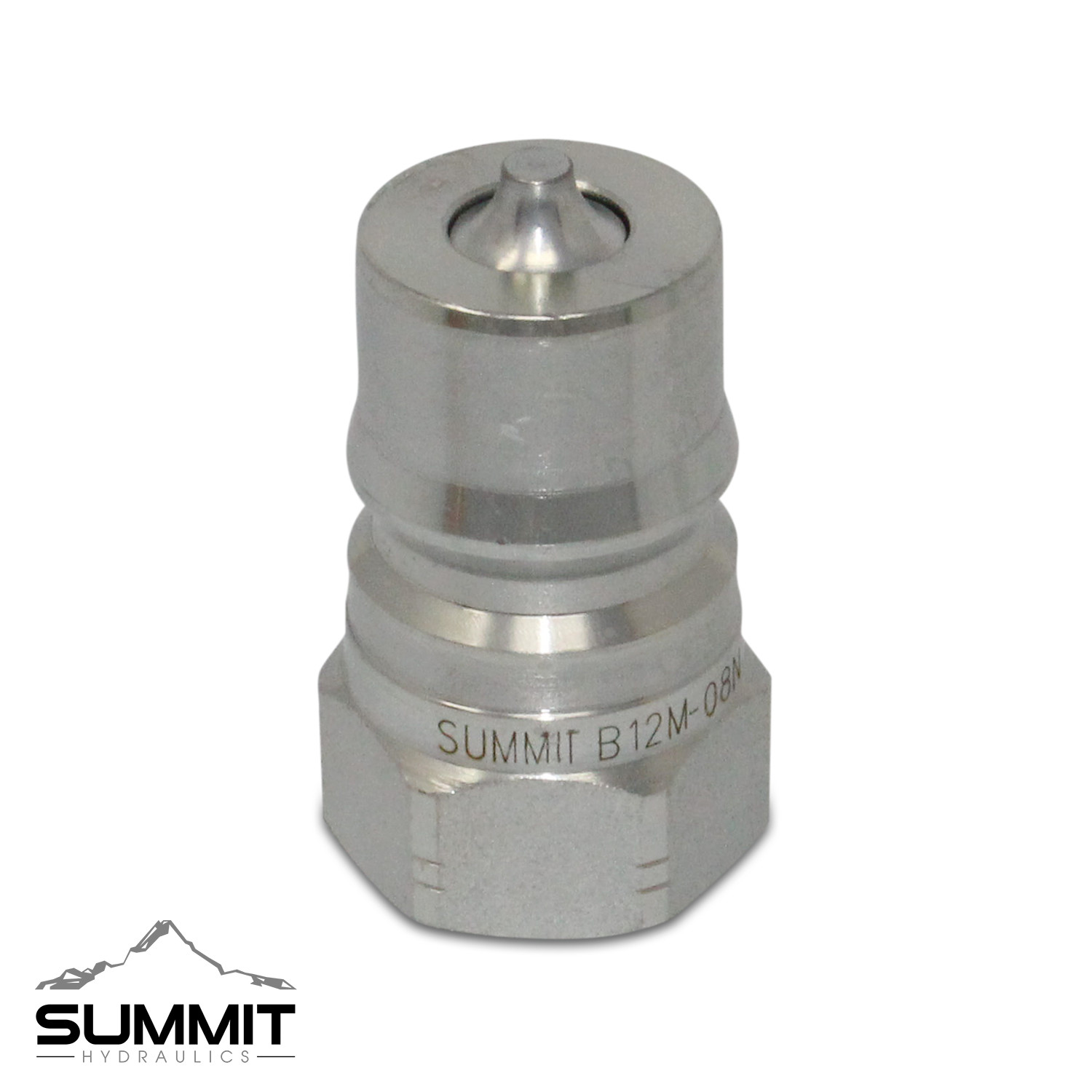 1/2″ NPT Thread Hydraulic Coupler Set ISO 7241-B Poppet Coupling Skid Steer