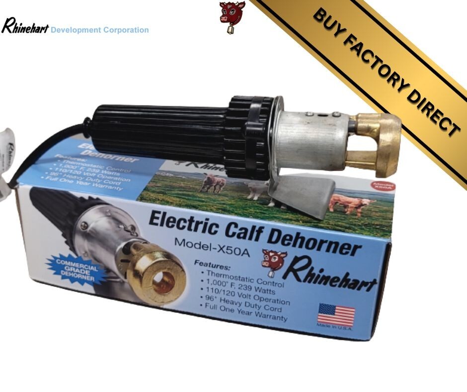 Rhinehart Factory Direct Electric Dehorner X50A 00509 3/4 Tip