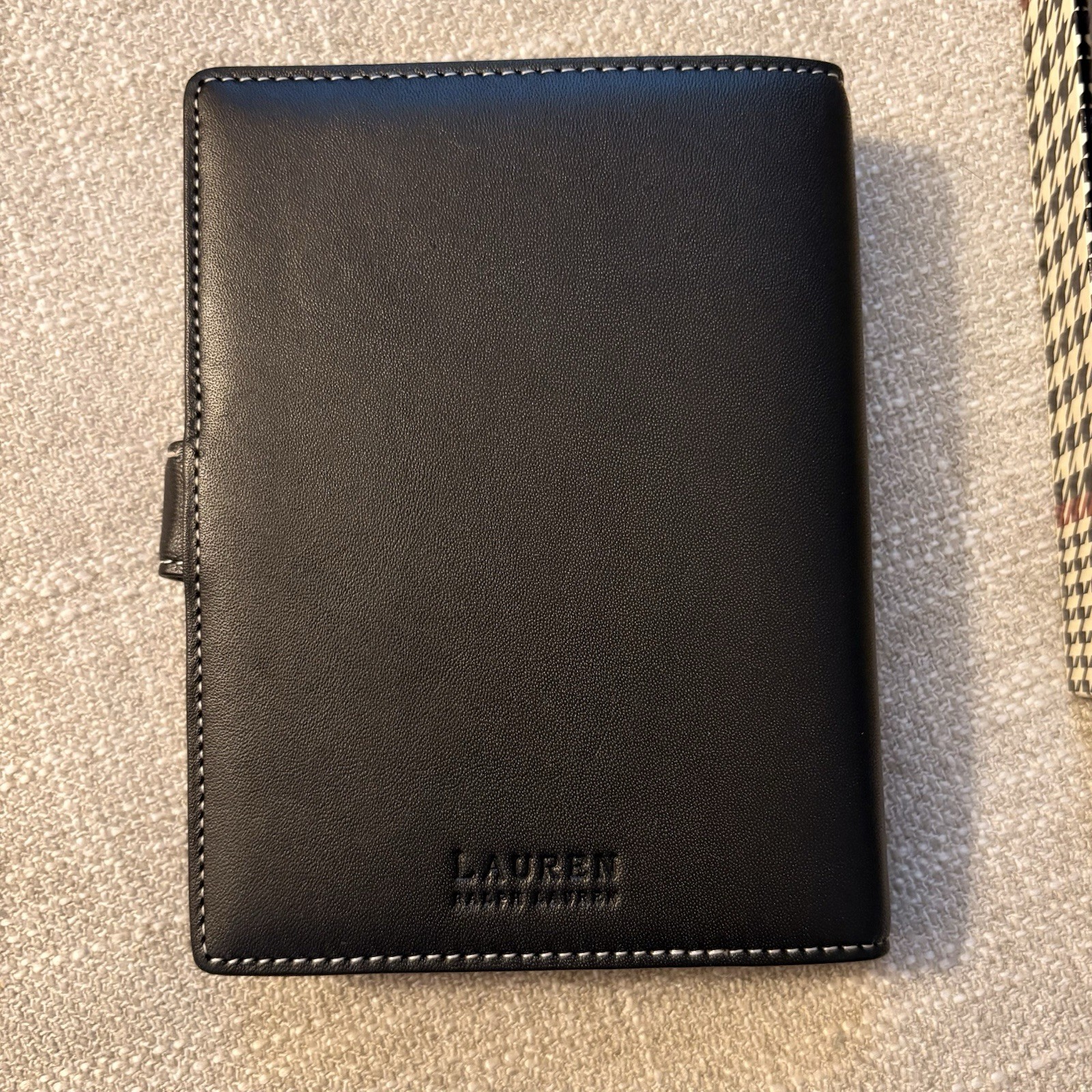 Vintage 2004 Lauren Ralph Lauren Mini Agenda Black New Old Stock in Box