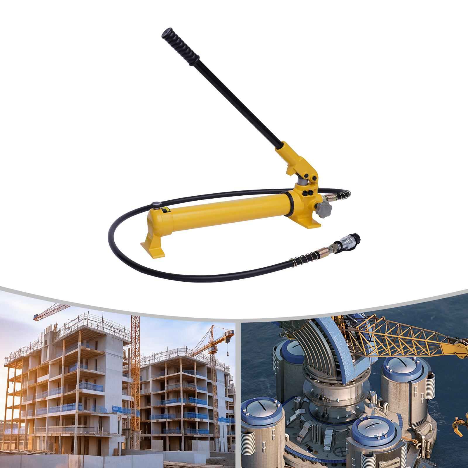 2 Speed Hydraulic Hand Pump CP-700 Hydraulic Manual Pump 10000 PSI 10&4 Ton