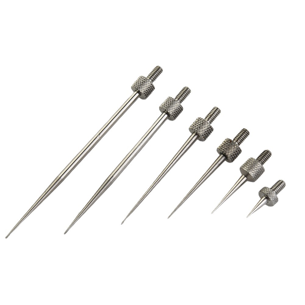 6pcs Digital Indicator/Dial Test Stem Rod Contact Points Tips Gauge Measure Tool
