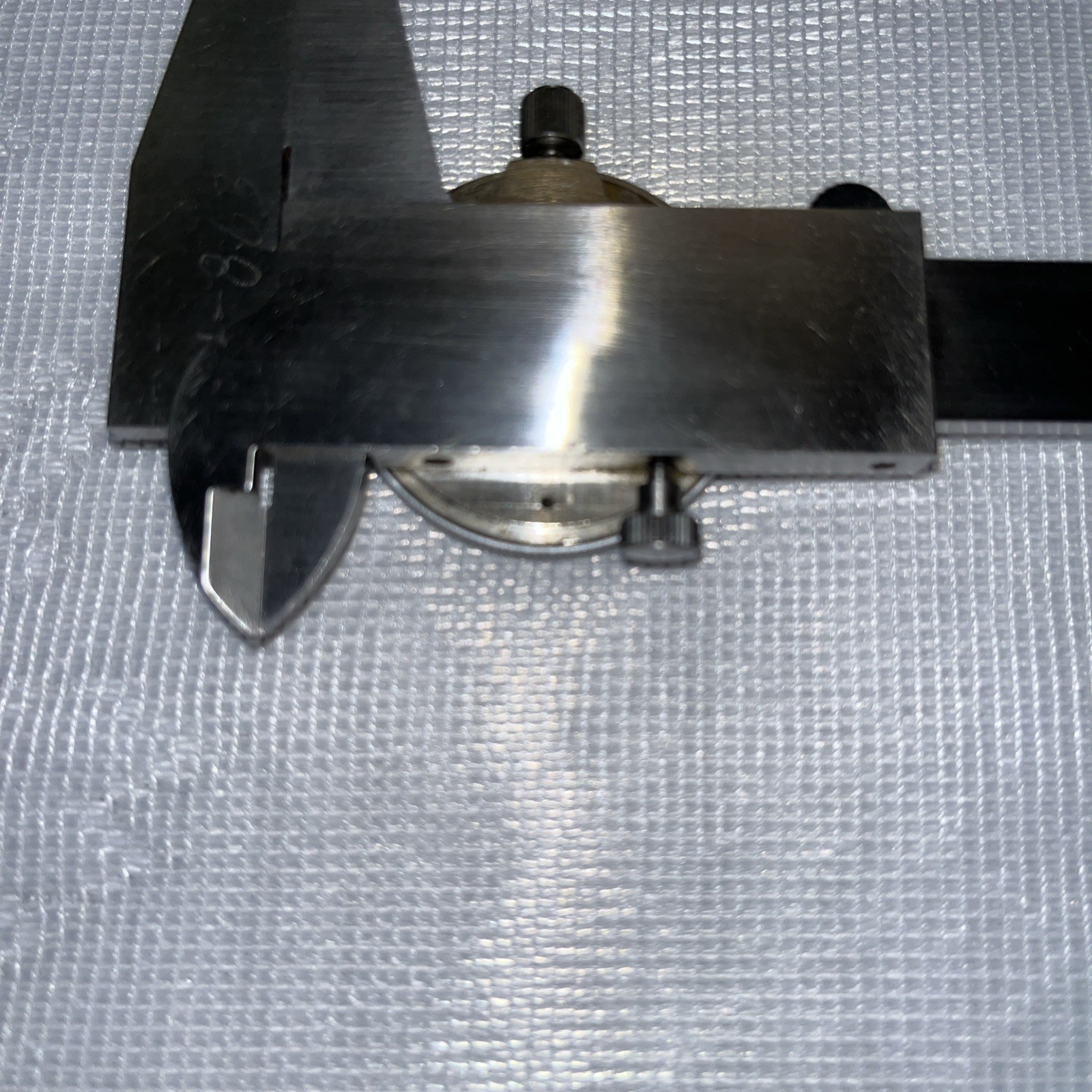TESA Brown & Sharpe Dial Caliper Model 579-1 Made In Switzerland Missing Crystal