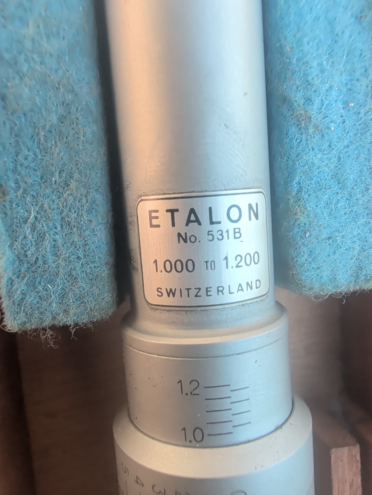 Etalon Swiss Micrometer Intrimik Tri-Mic 1.0 1.2″ Inside Bore Hole