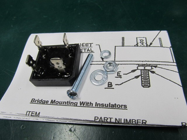 Replacement for Lincoln Welder SA-250 Diode Bridge Rectifier 35A 800V (T13637-6)