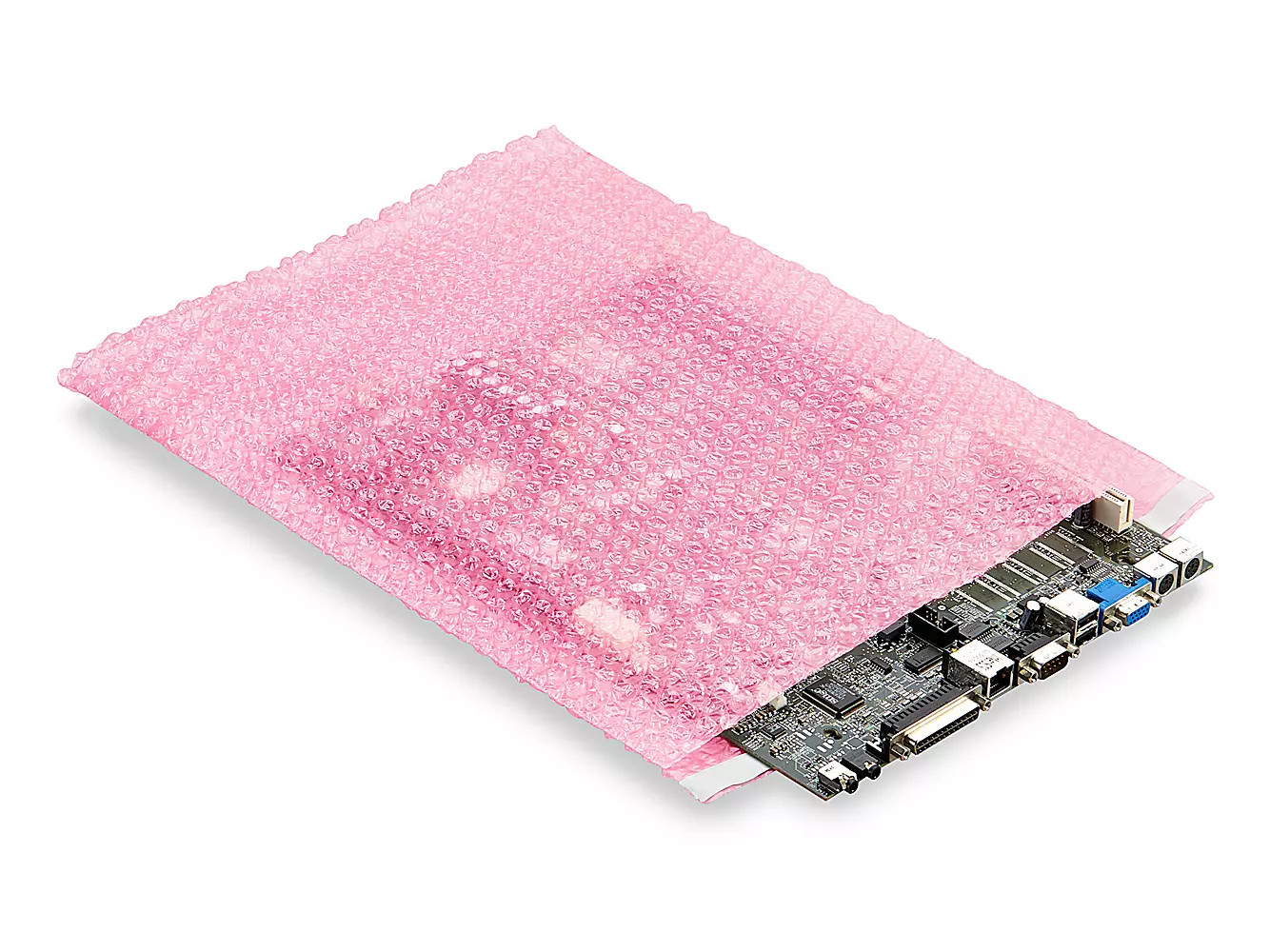Pack of 200 Anti-Static Bubble Bags – Self-Seal, 12 x 15 1/2″