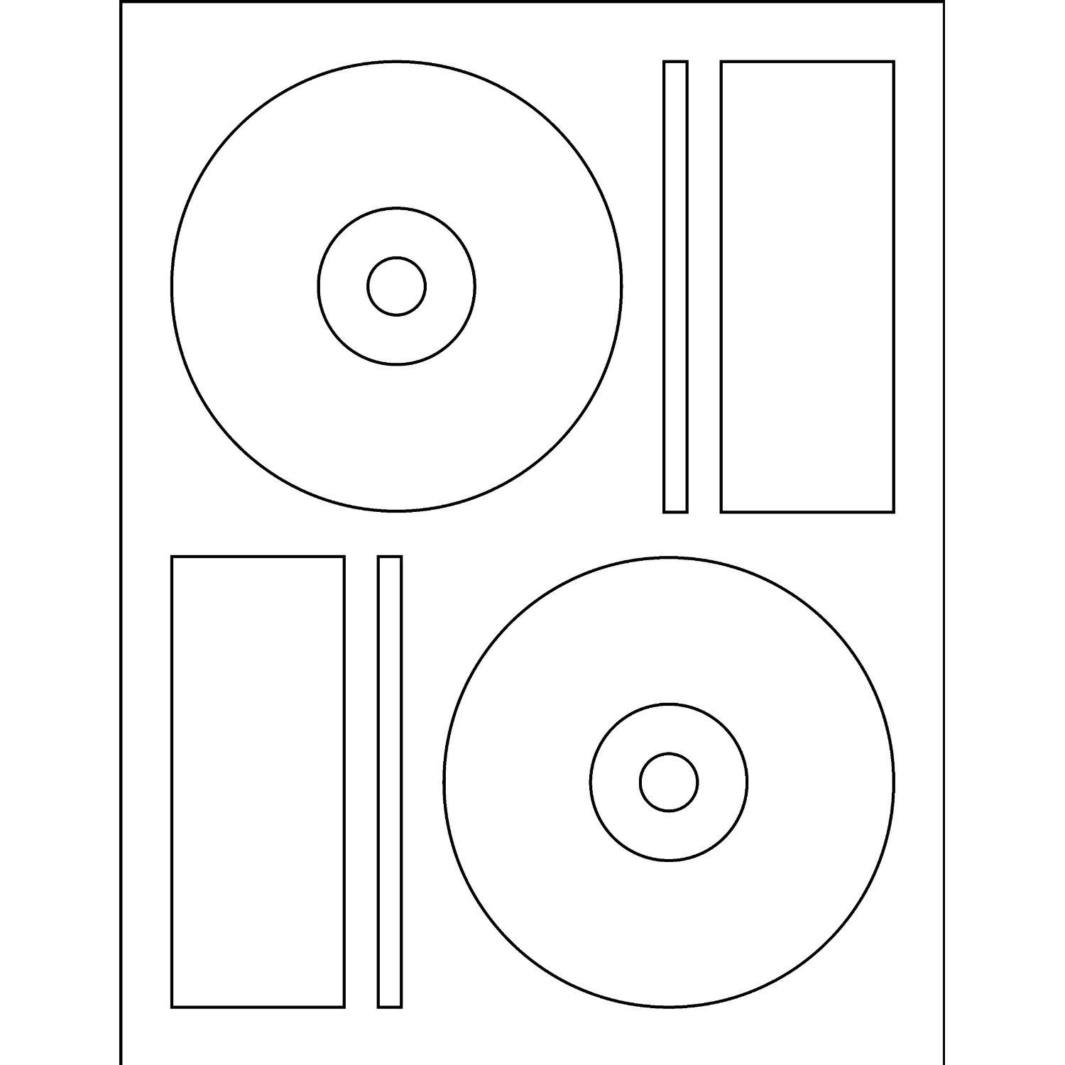 Wing OFFICE 200 Premium Media CD/DVD Labels Matte Memorex Core Self Adhesive