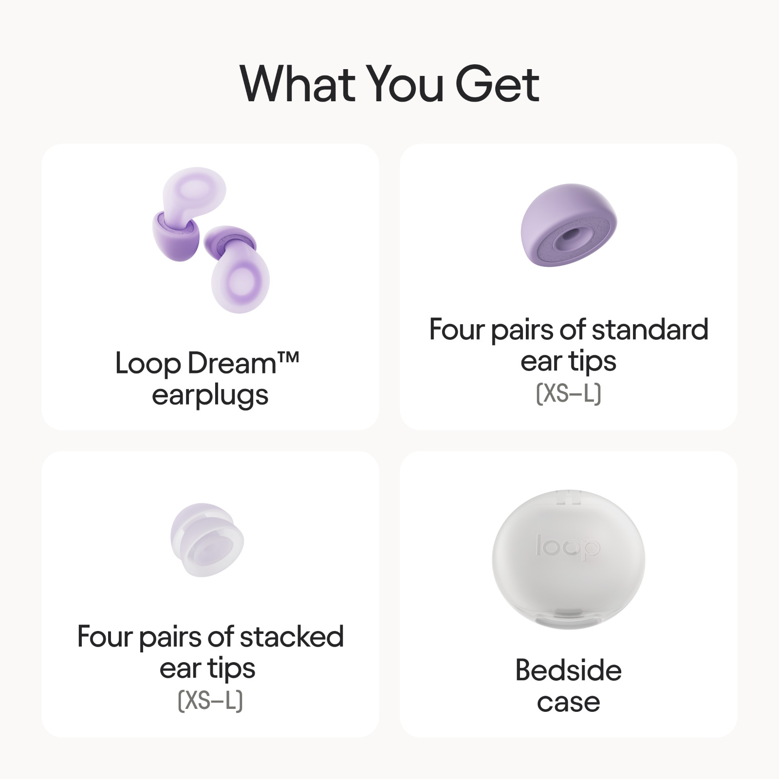 Official Loop Dream – Silicone/Memory Foam Earplugs for Sleep Comfort