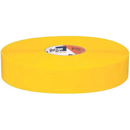 Zoro Select 106042 Color Coding Tape, 1.9 Mil, Yellow, Pk6, 106042