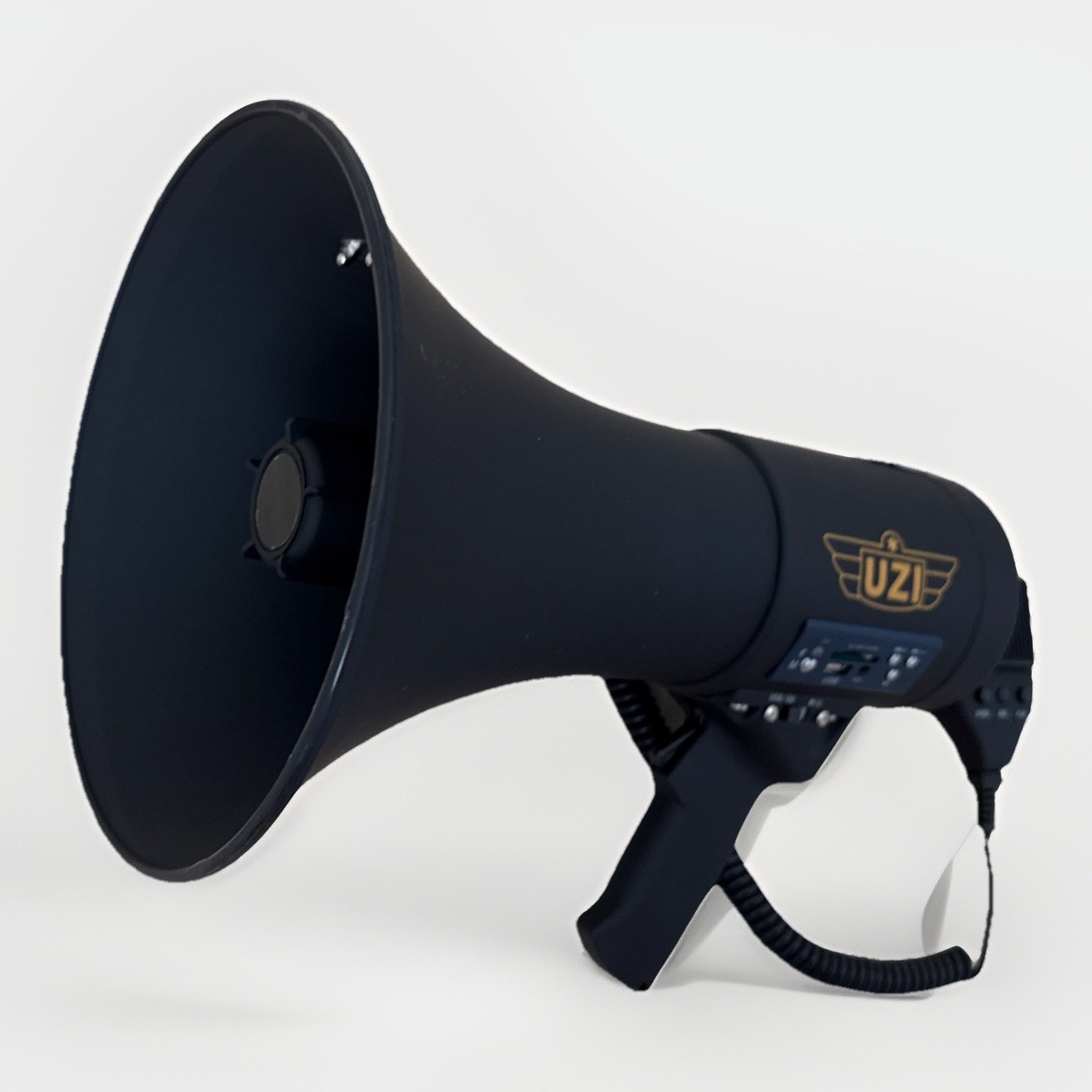 Uzi Megaphone With Siren Rechargeable Talk Siren Record Bluetooth Enabled 50 W