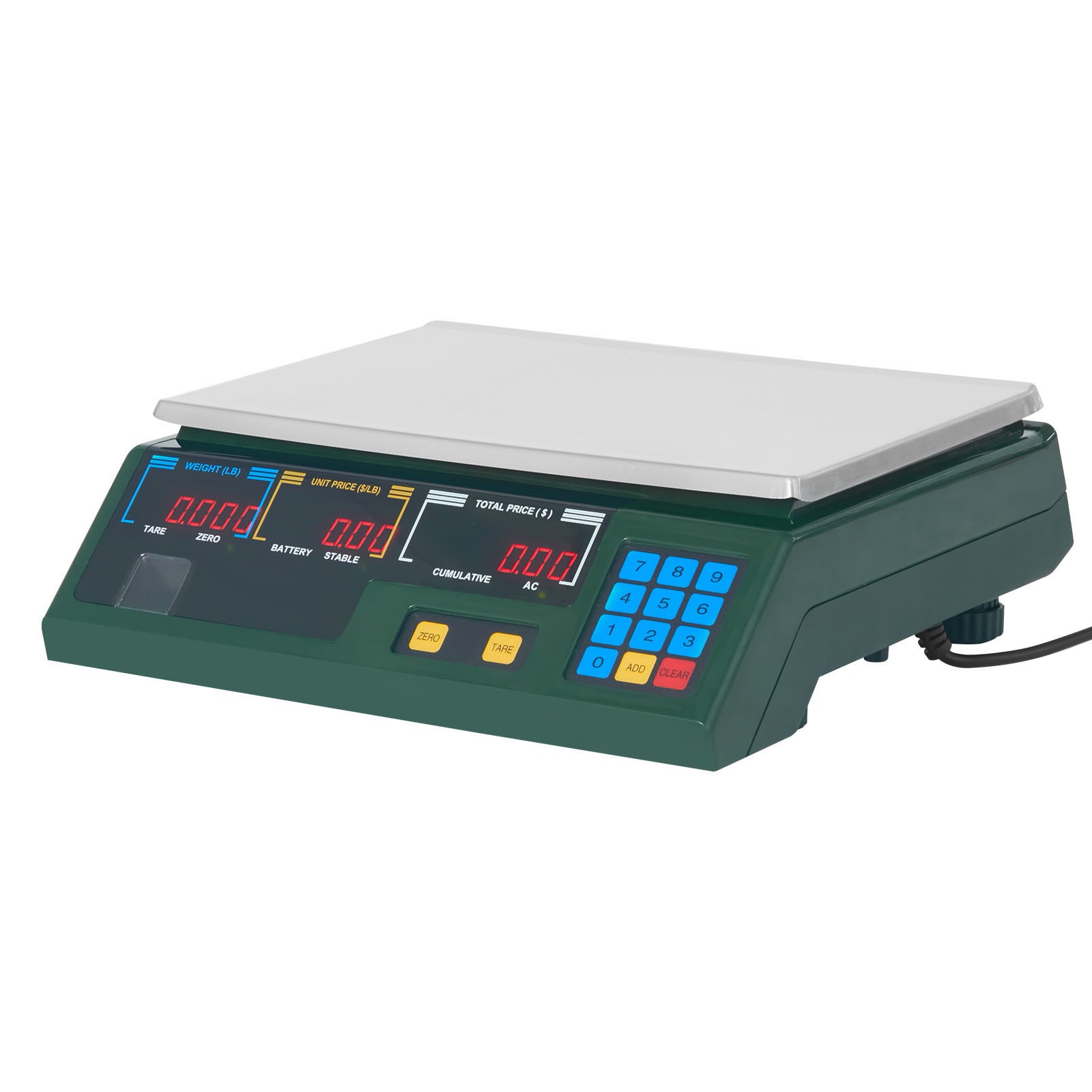 Uimoso 66Lbs 30KG Digital Price Scale for Commercial Food and Meat Weighing