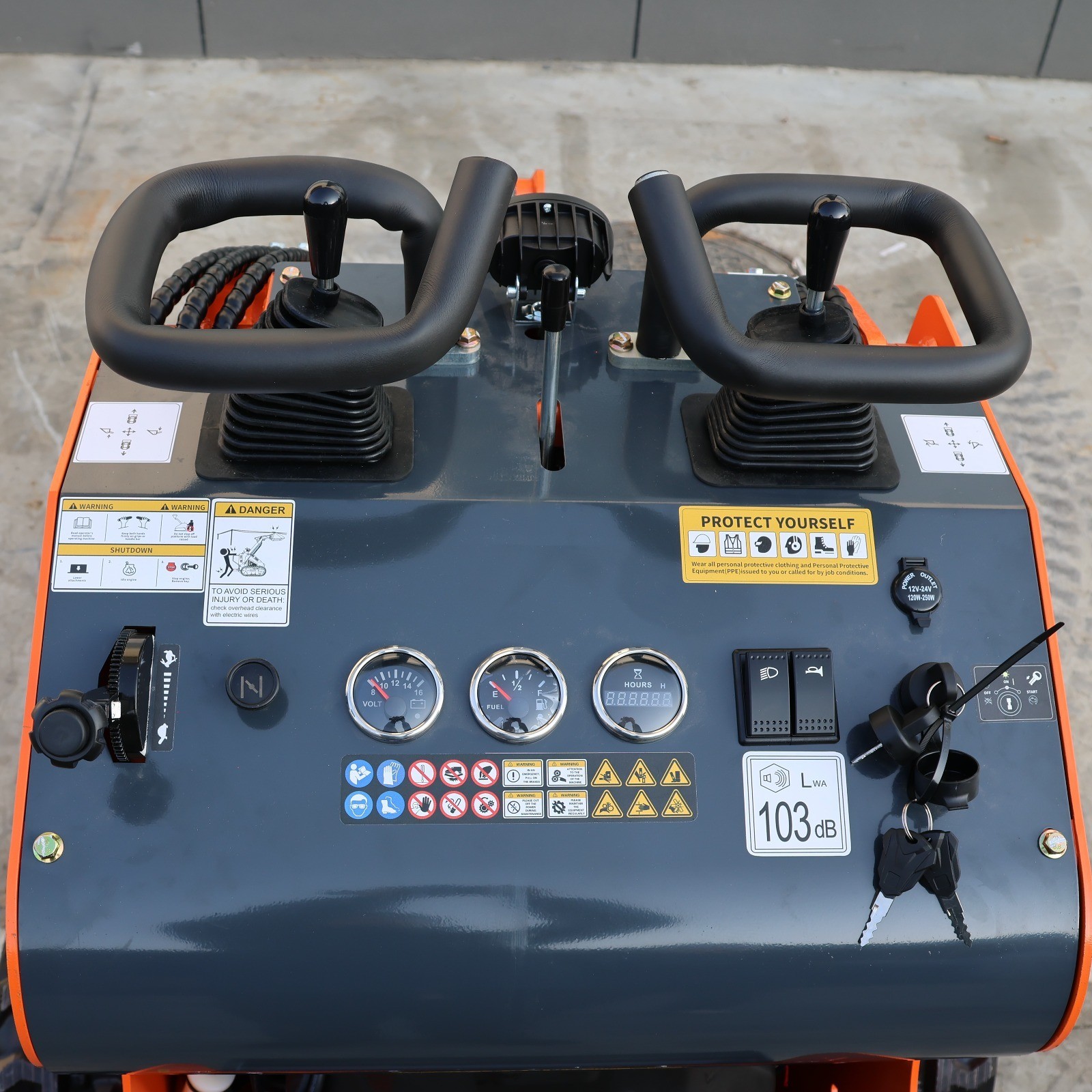 2026 Brand New 24HP Gas EPA Mini Skid Steer Loader with 8”AUGER & Pallet Fork