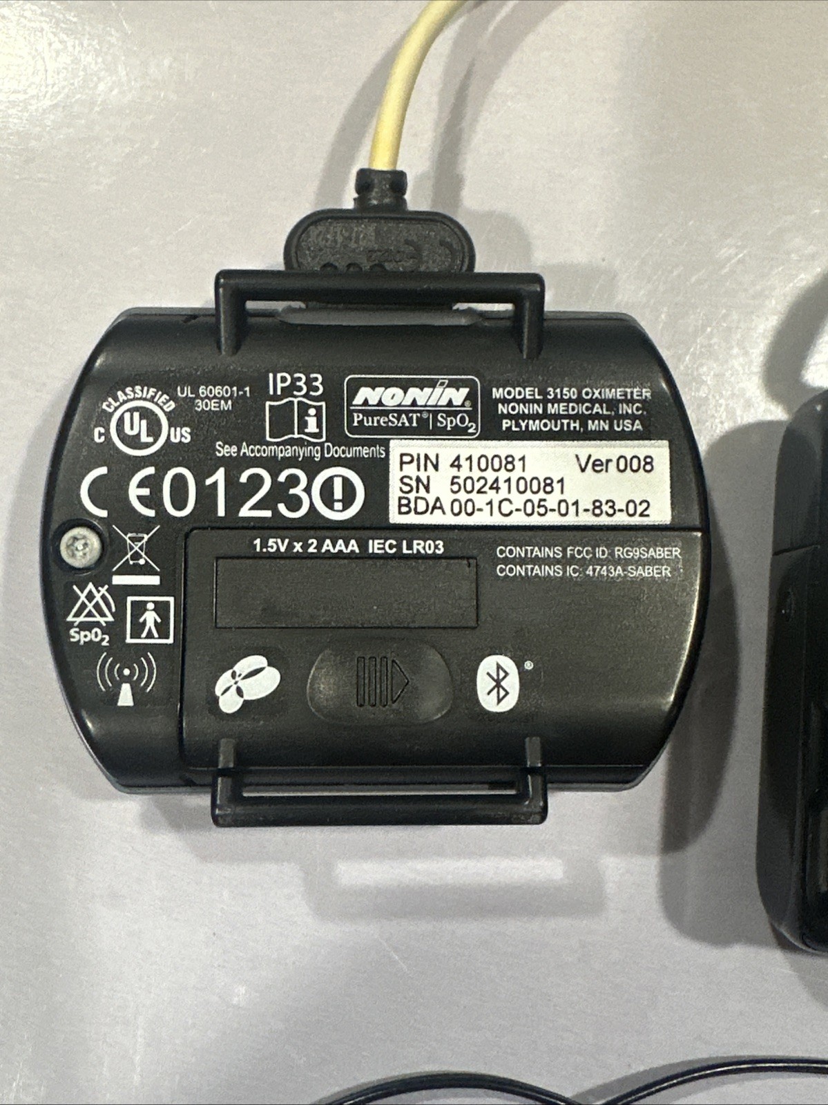 Nox Medical T3 Sleep Monitor Ambulatory Recorder ASDB1US