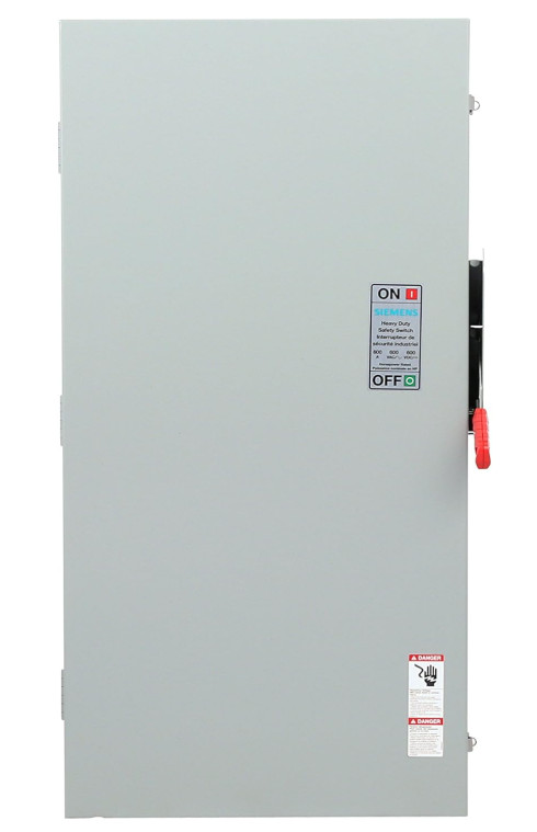 Siemens HF366NRA 600A 3P 600V~ Heavy Duty Fusible Outdoor Safety Switch New