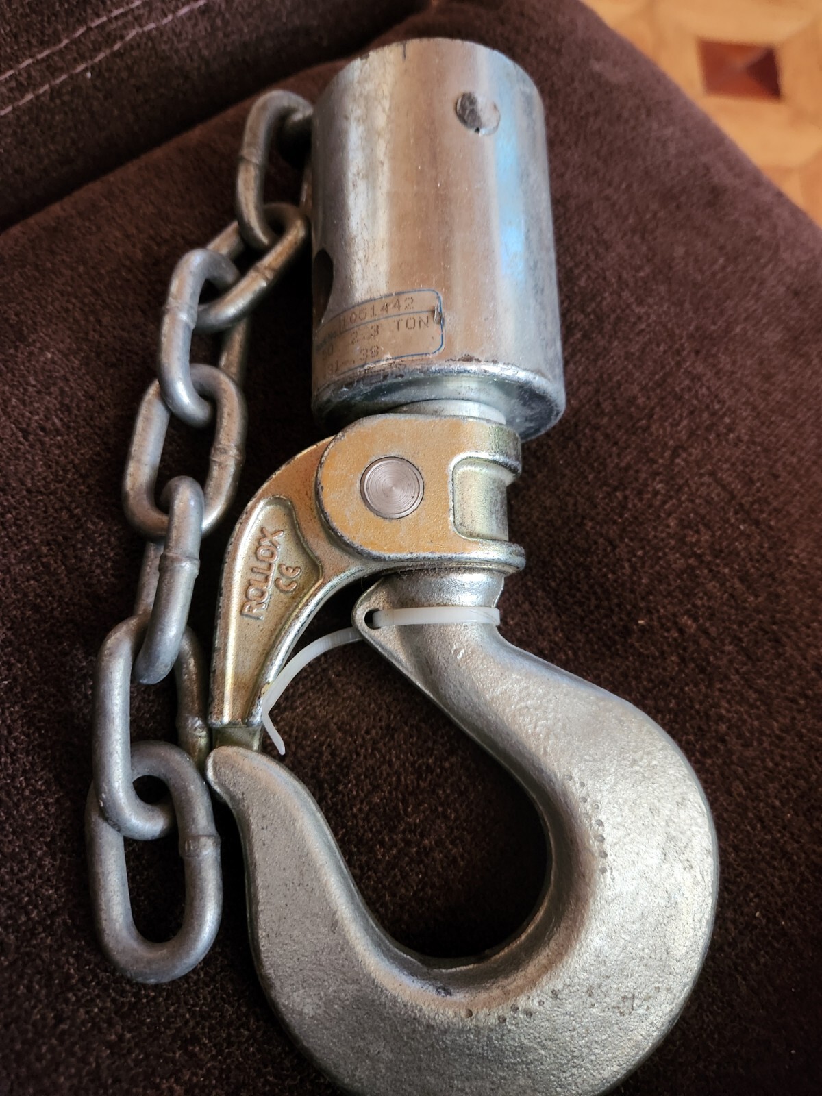 Crosby Bullard Link Chain Nest Swivel Hook WLL 2.3 Tons (4,600 lbs.) | 1051442