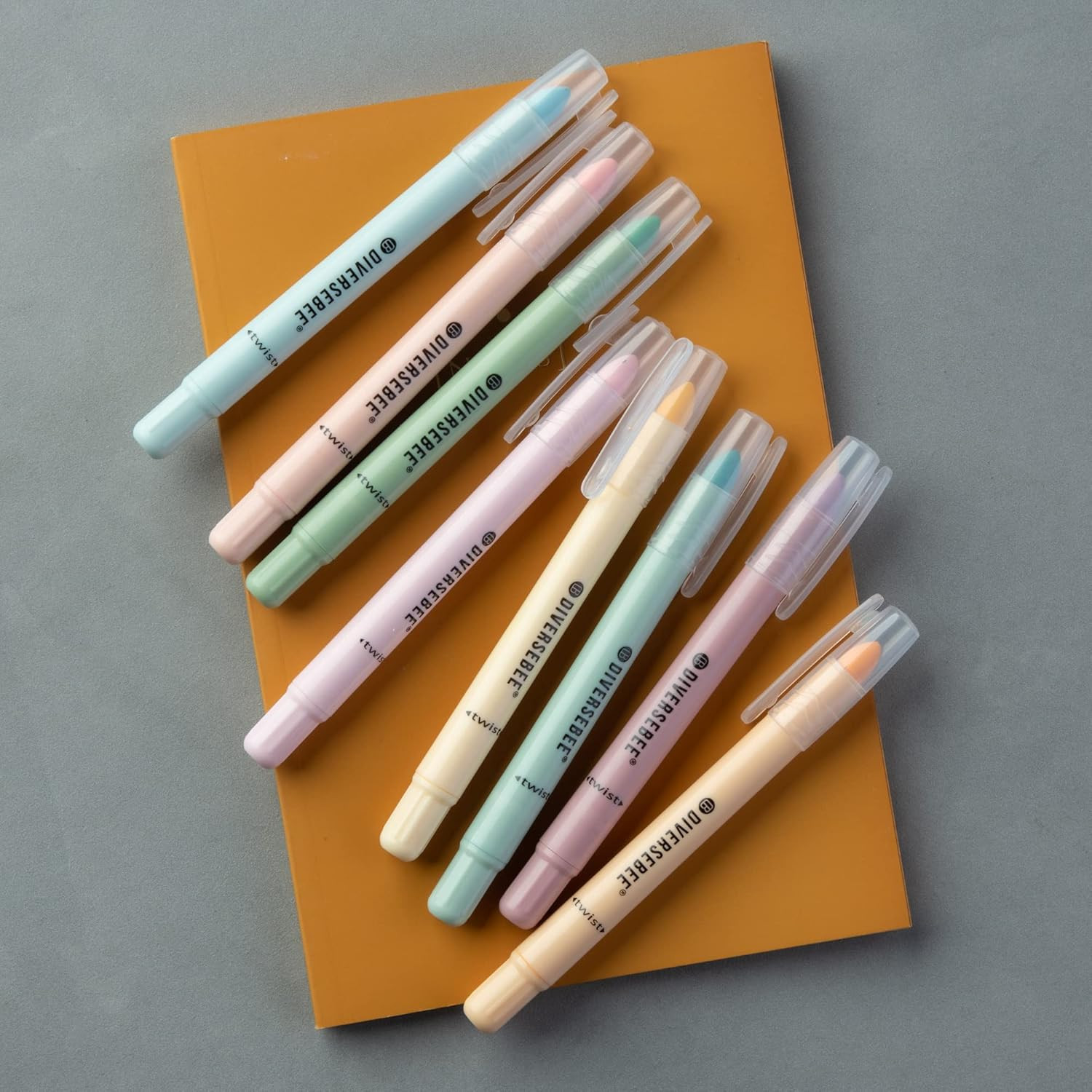 Bible Highlighters and Pens No Bleed, 8 Pack Assorted Colors Gel Highlighters Se
