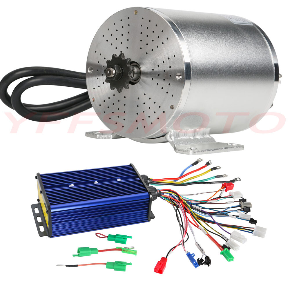 48V 60V 72V 1800/2500W/3000W DC Brushless Motor for GoCart Golf E-bike Trike ATV