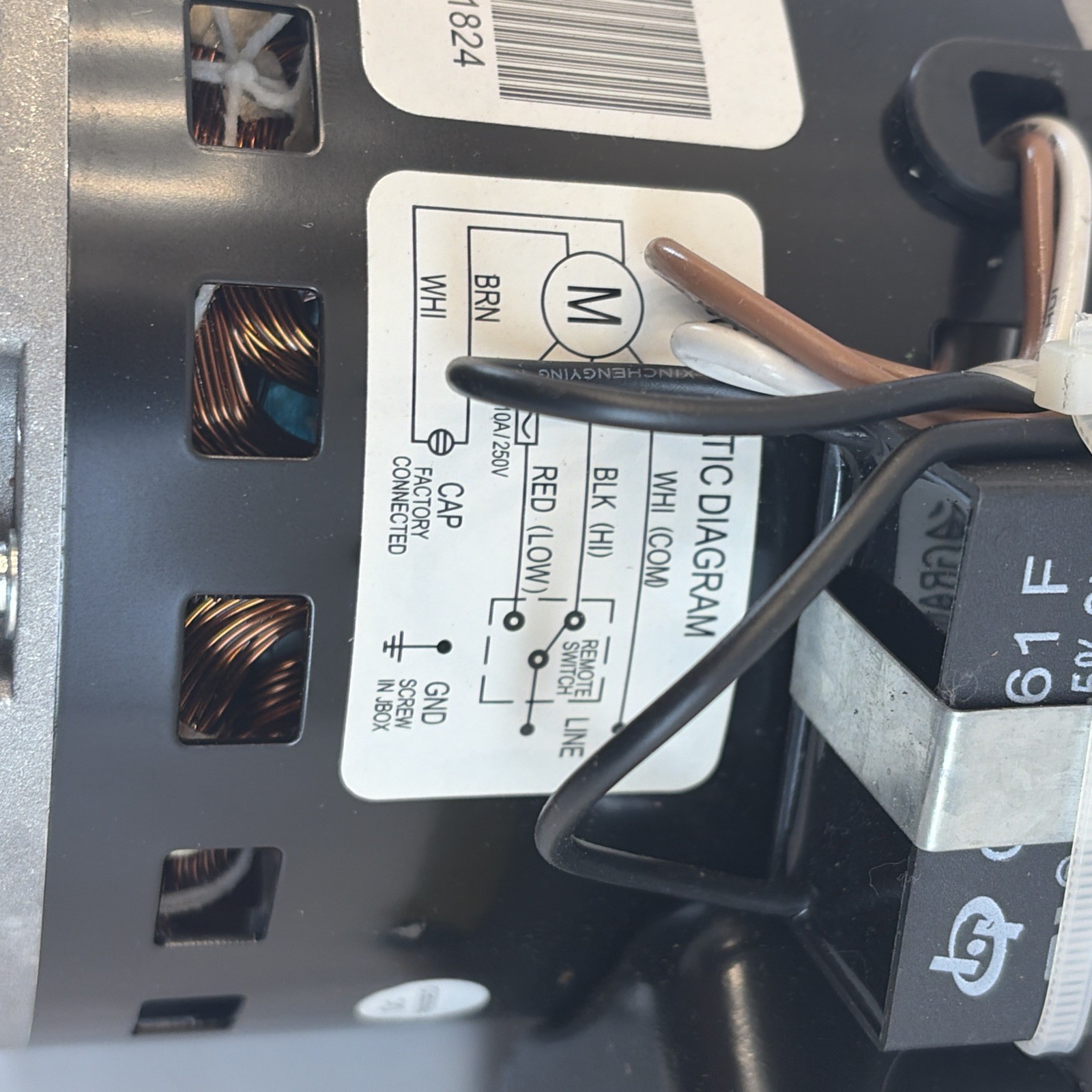 Master Flow Replacement Motor for 30 in. Belt Drive Whole House Fan MOTOR30BD