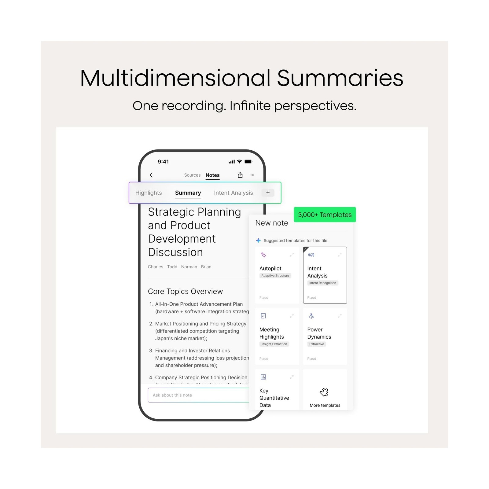 Plaud NotePin Voice Recorder, AI Voice Recorder, App Control, AI Notetaker, A…